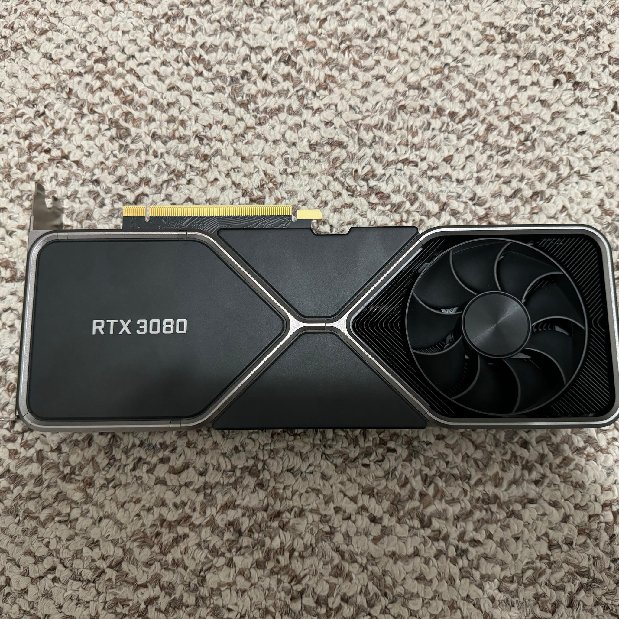 NVIDIA GeForce RTX 3080 Founders Edition 10GB GDDR6X Graphics Card -...