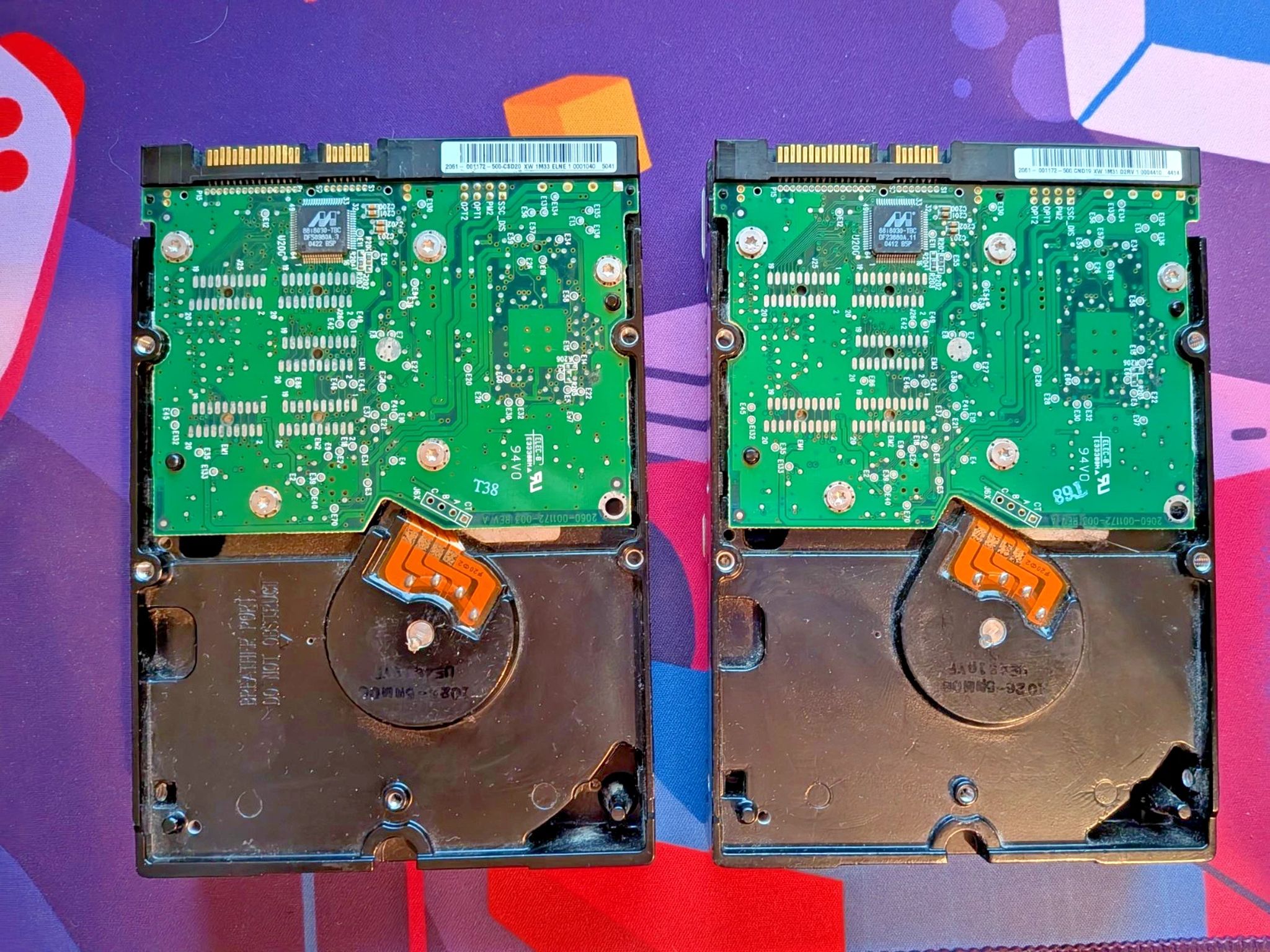 Western Digital 37GB Raptor 10K WD360 SATA HDD - PAIR