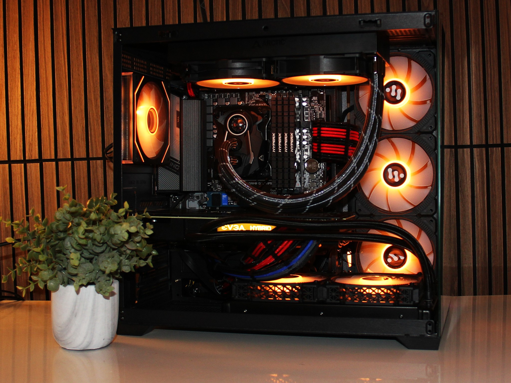 🖥️RTX 3080 Liquid cooled EVGA🖥️ |Gaming PC | Ryzen 7 5800X | 32GB RAM | 1TB SSD | WIN11 | WiFi/BT