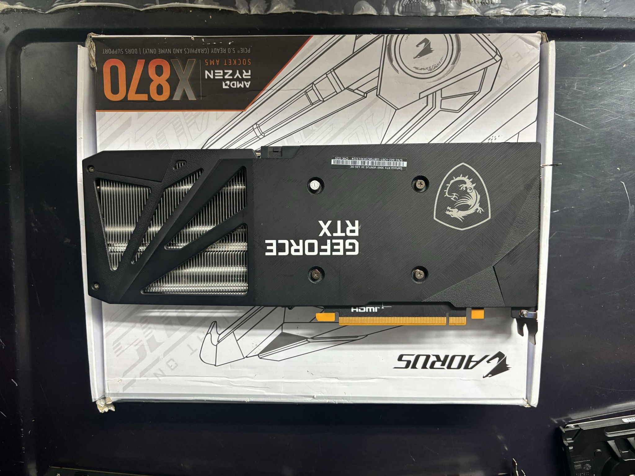 MSI GeForce RTX 3060 Ventus 3X 12G OC