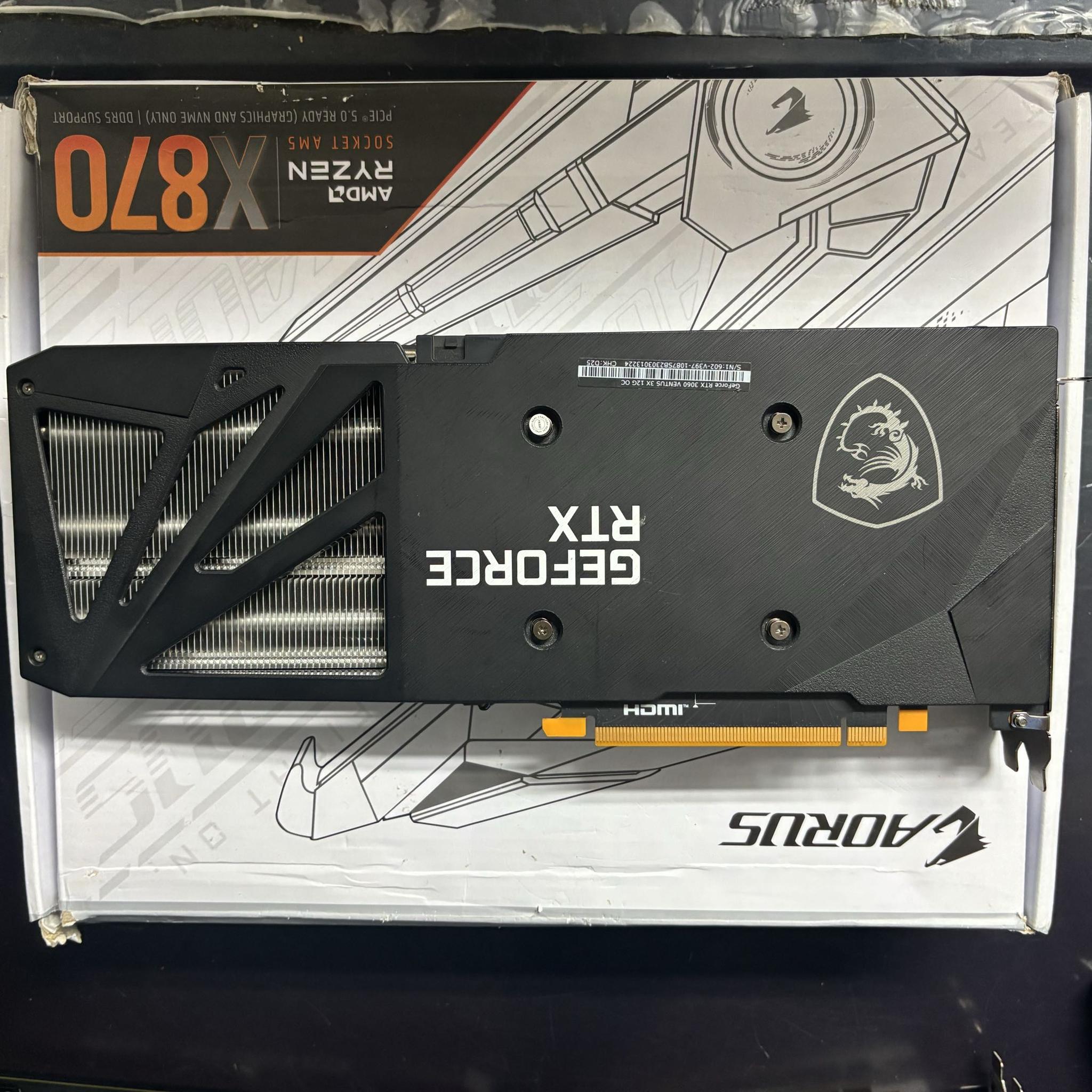 MSI GeForce RTX 3060 Ventus 3X 12G OC