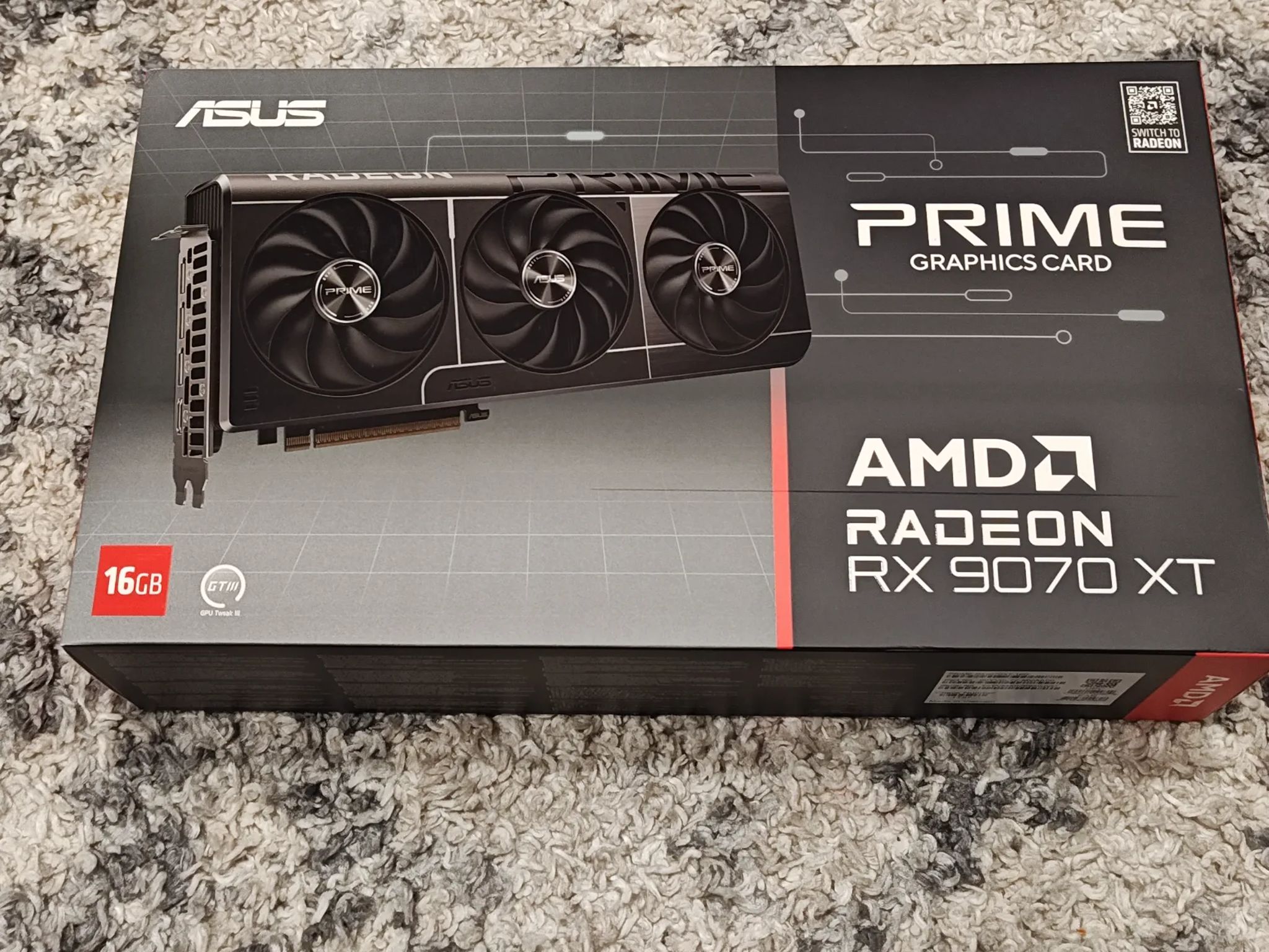 NEW Asus Prime Radeon RX 9070XT