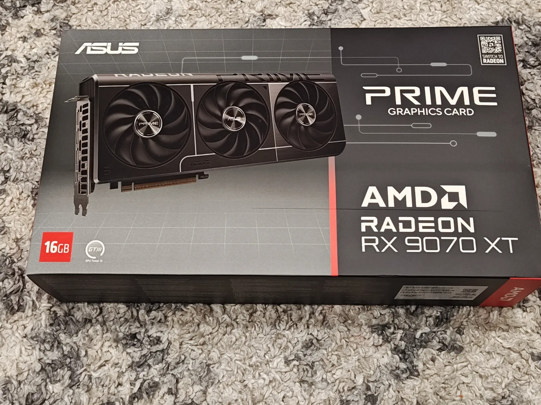 NEW Asus Prime Radeon RX 9070XT