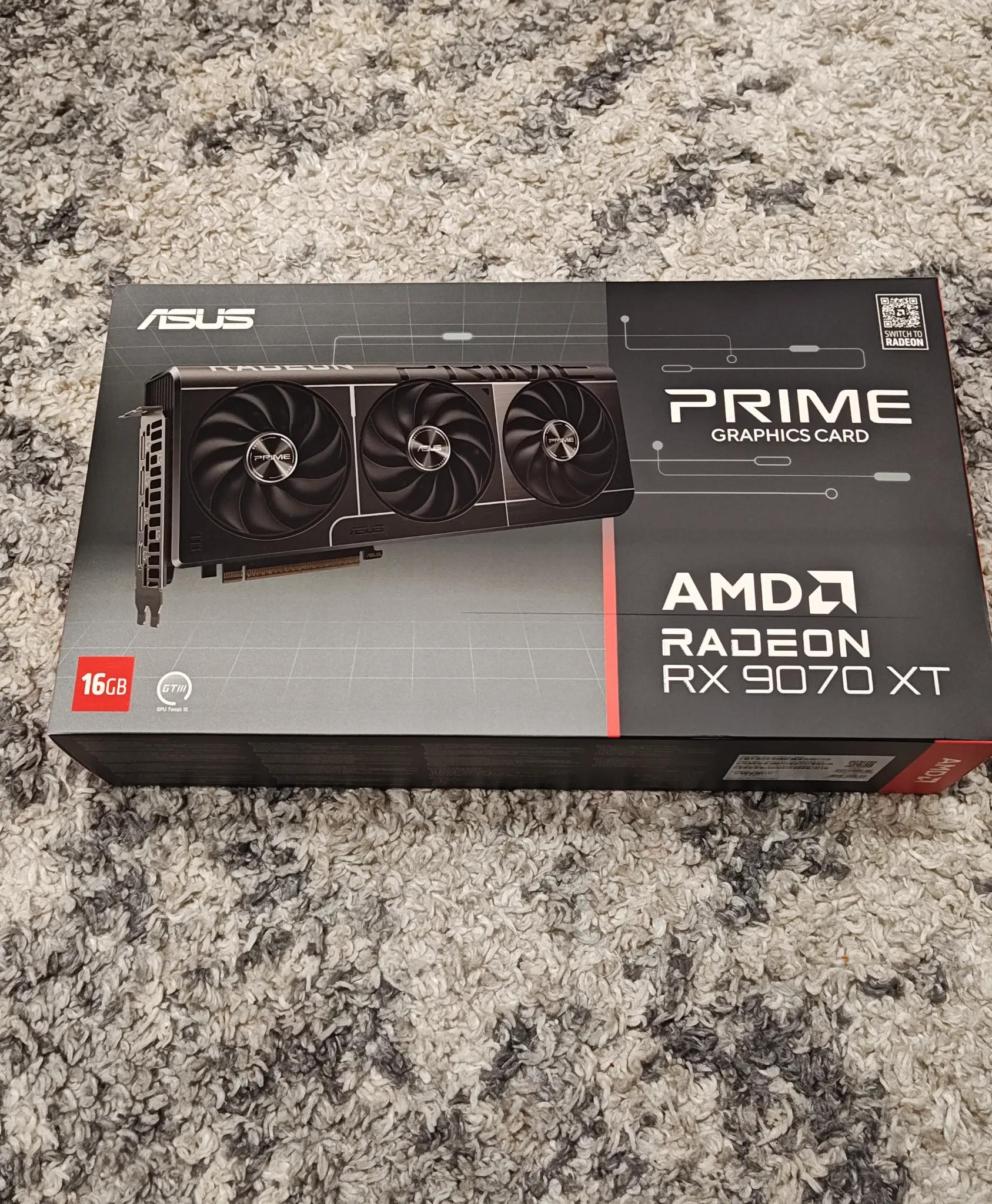 NEW Asus Prime Radeon RX 9070XT