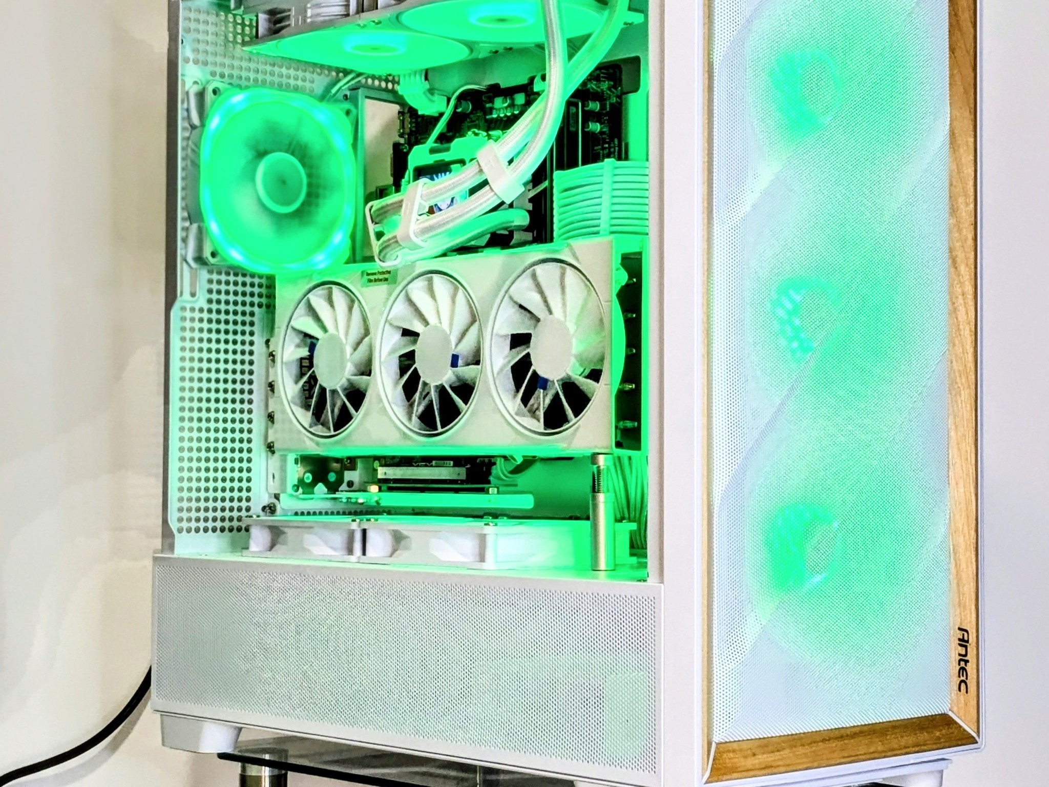 All-White Birch PC | Ryzen 7 7800X3D | XFX RX 9070 (XT Flashed - 29.5k Time Spy)
