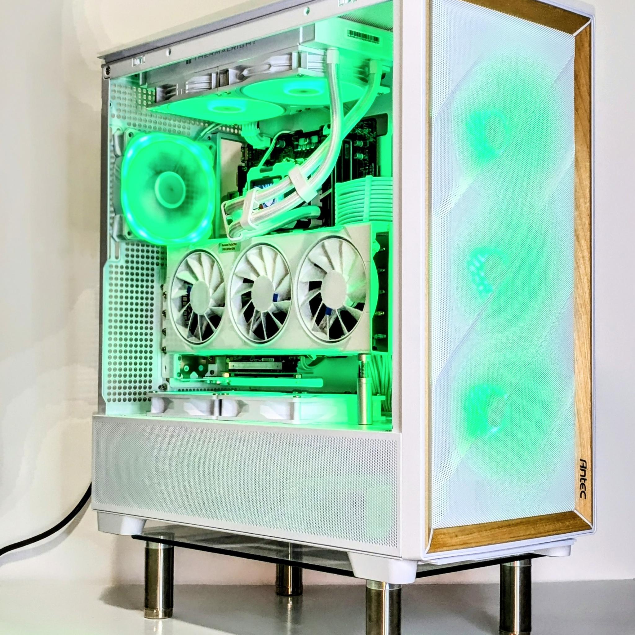 All-White Birch PC | Ryzen 7 7800X3D | XFX RX 9070 (XT Flashed - 29.5k Time Spy)
