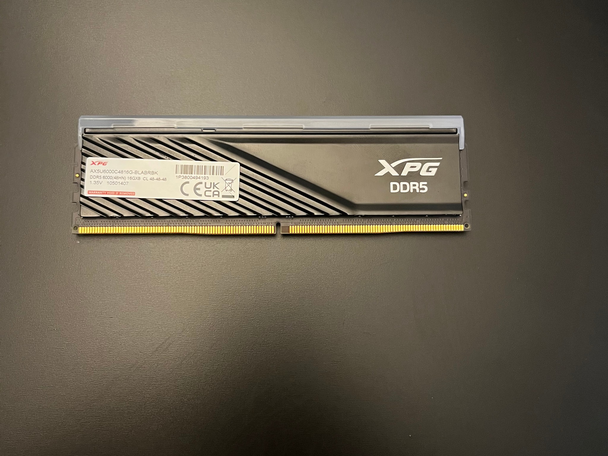 ADATA XPG Lancer Blade DDR5-6000 16GB (1x16GB) Black, RGB, Used.