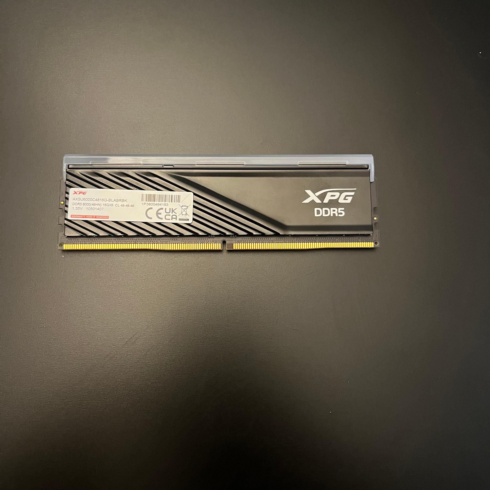ADATA XPG Lancer Blade DDR5-6000 16GB (1x16GB) Black, RGB, Used.