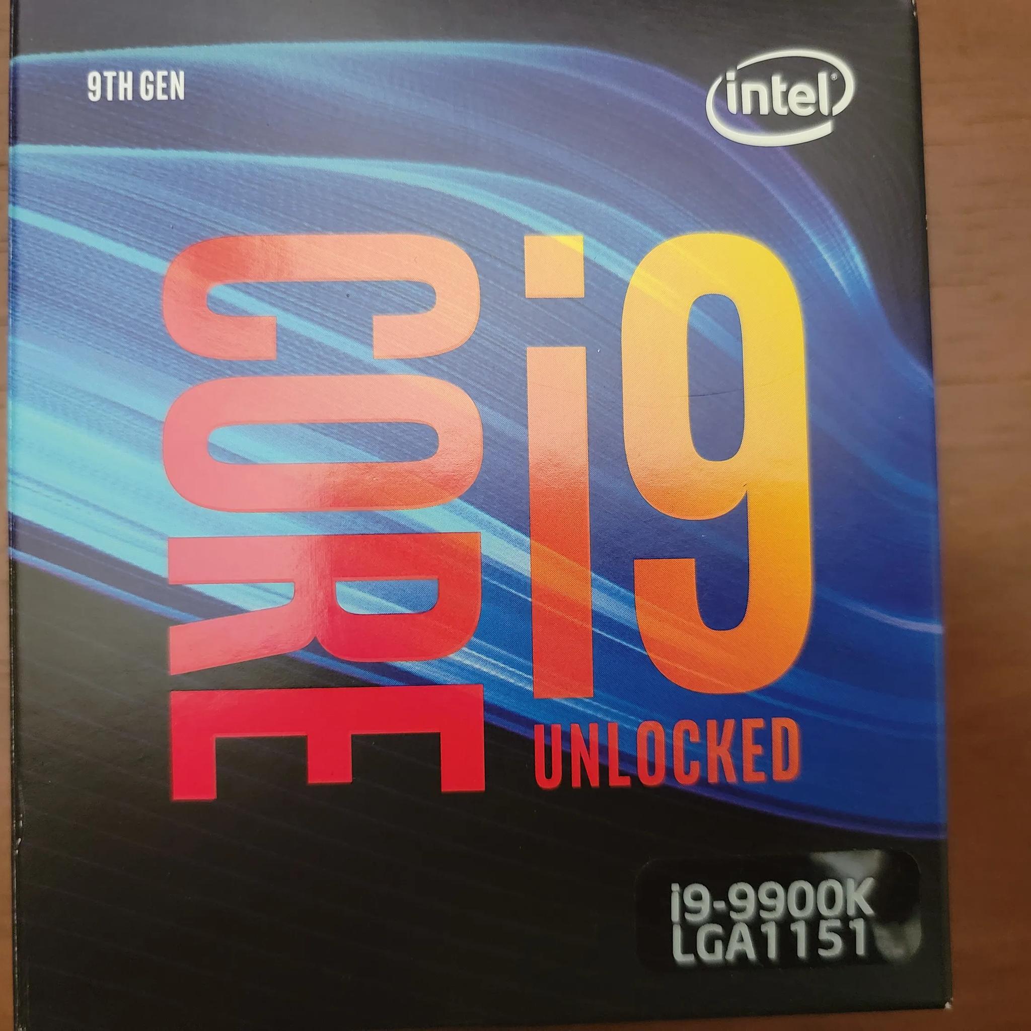 Intel Core i9 9900k 8 Core/16 Thread Processor Socket LGA1151
