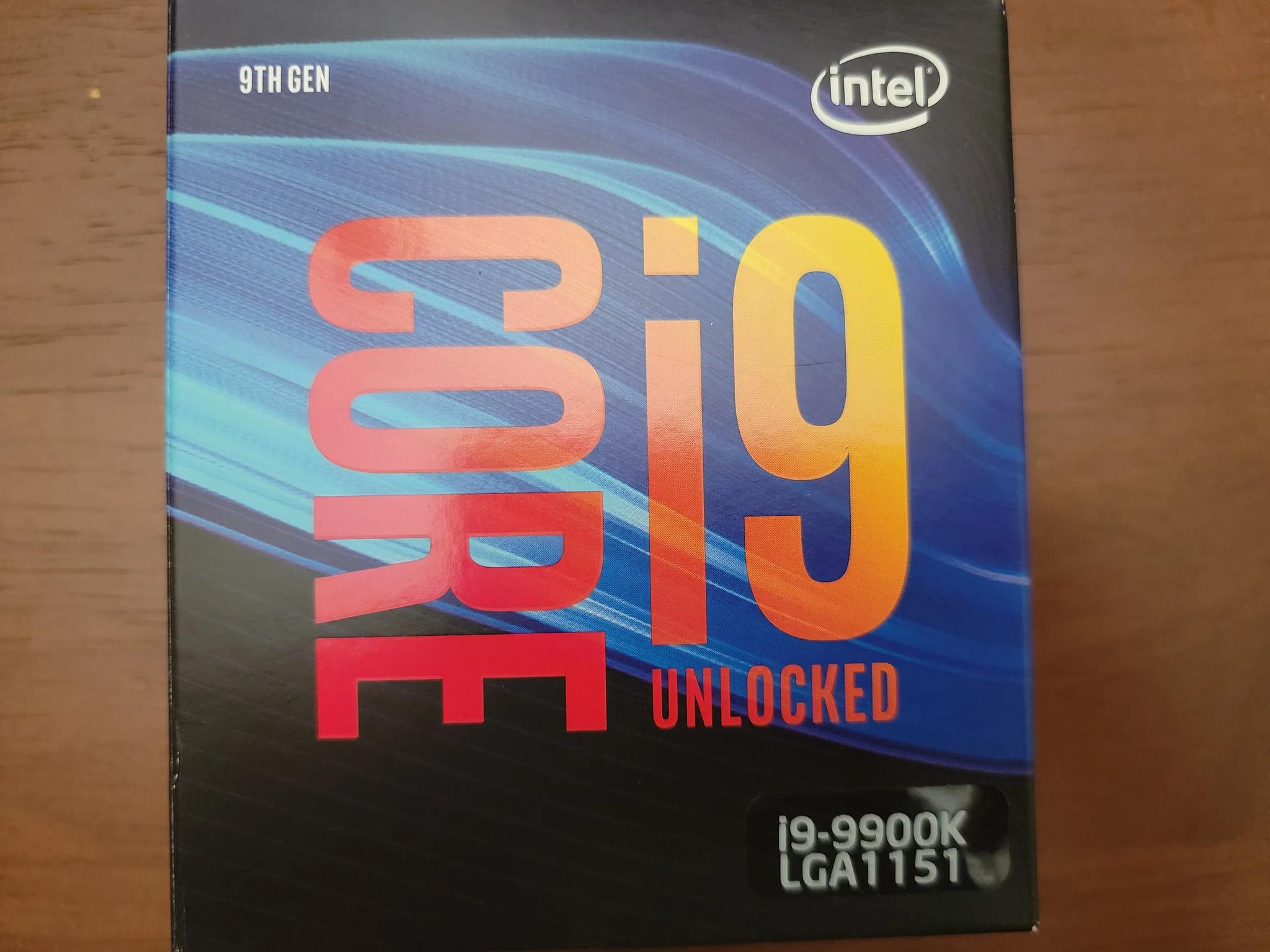 Intel Core i9 9900k 8 Core/16 Thread Processor Socket LGA1151