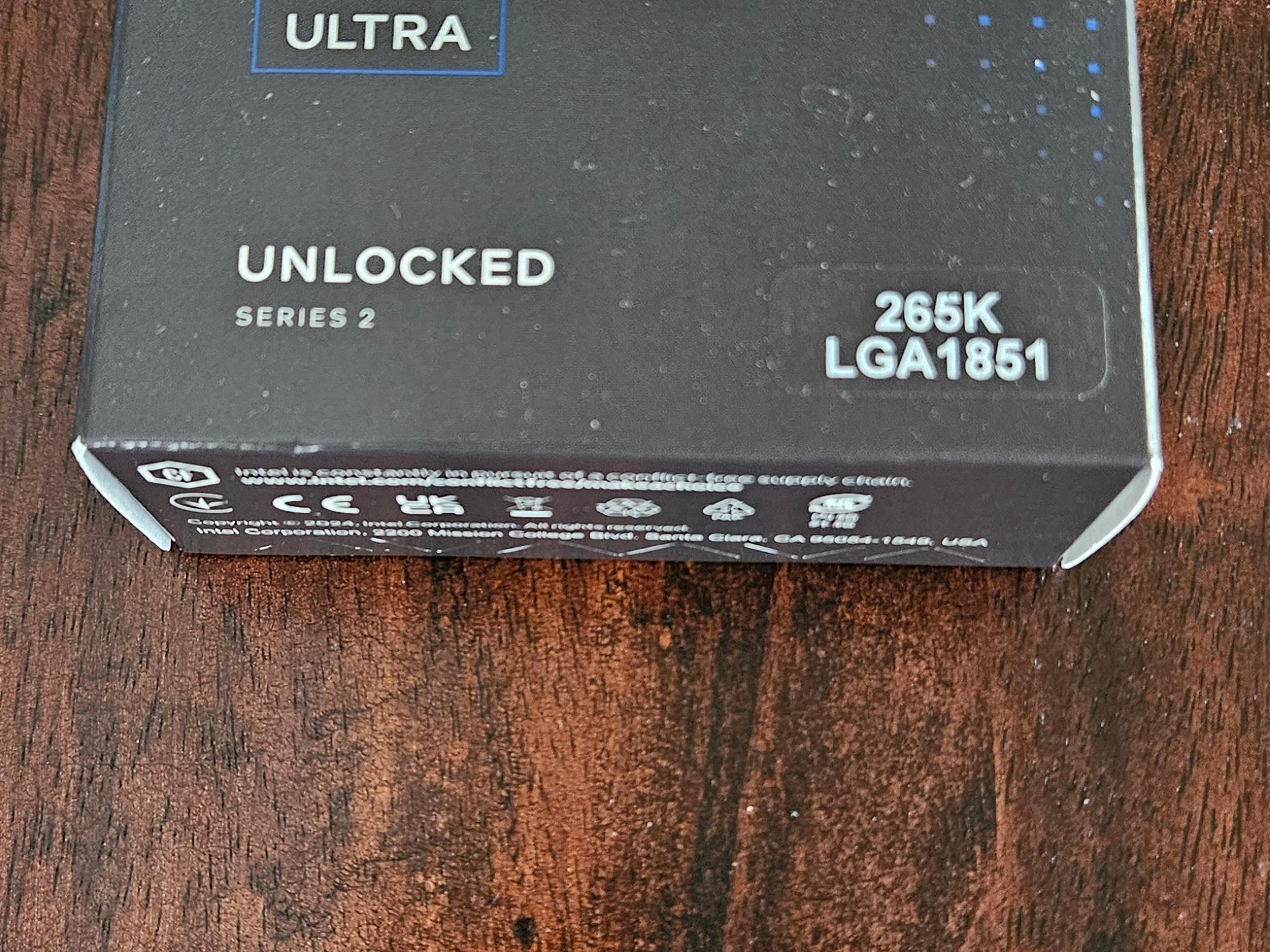 BNIB Intel Core Ultra Series 2 265K CPU