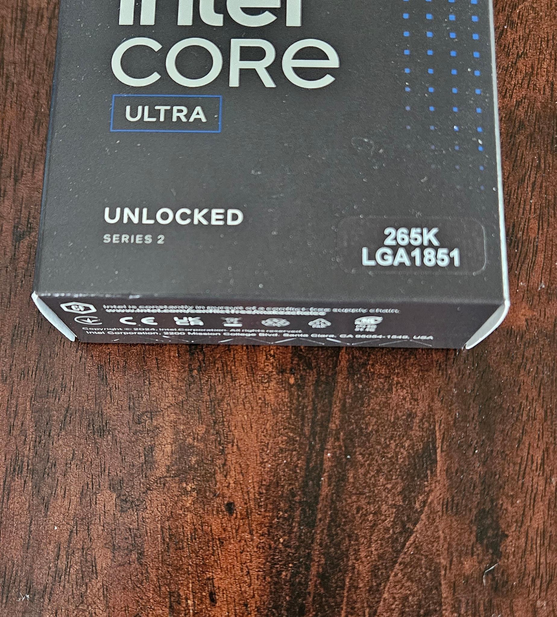BNIB Intel Core Ultra Series 2 265K CPU