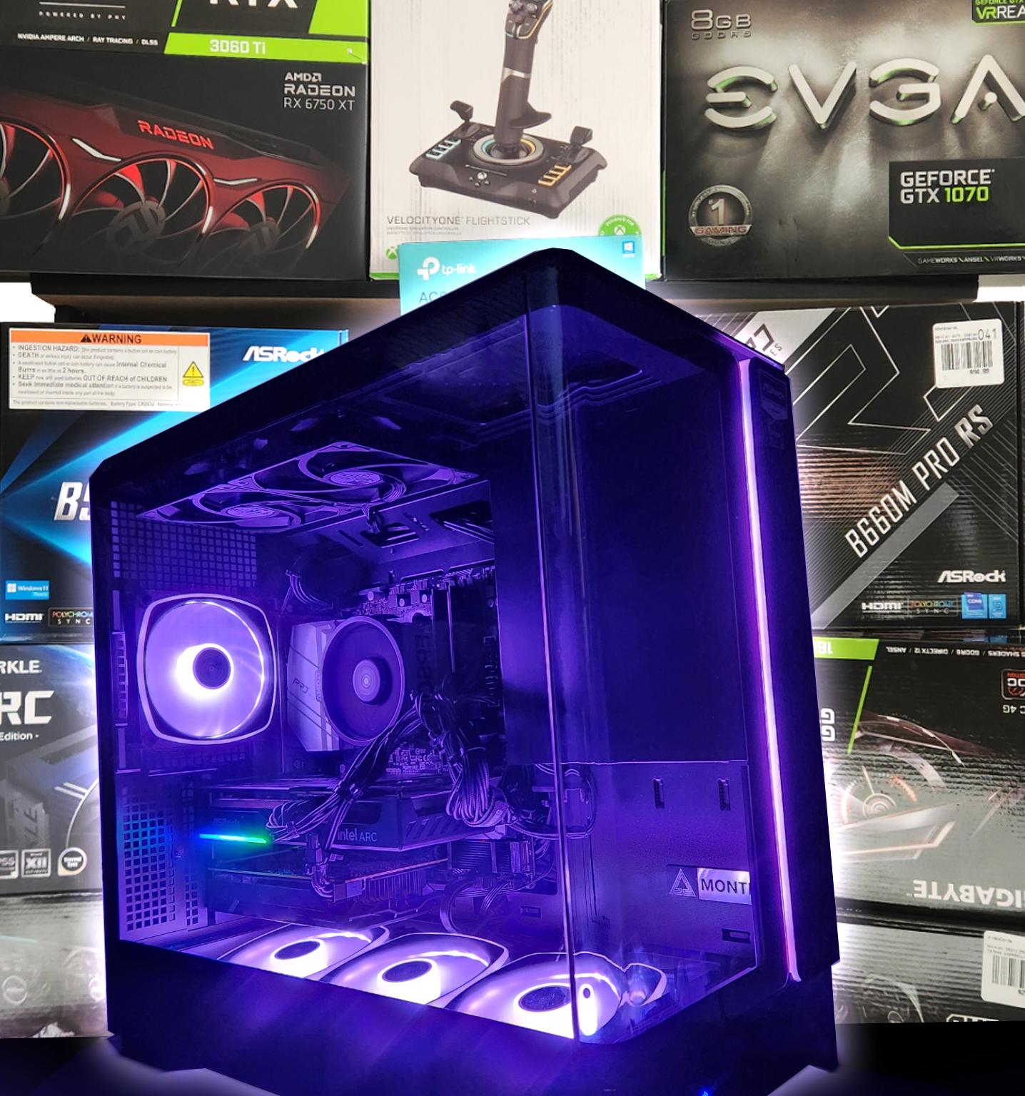 Ryzen 5 3600, Intel Asrock Challenger b570, 32Gb ram, 1Tb nvme ssd