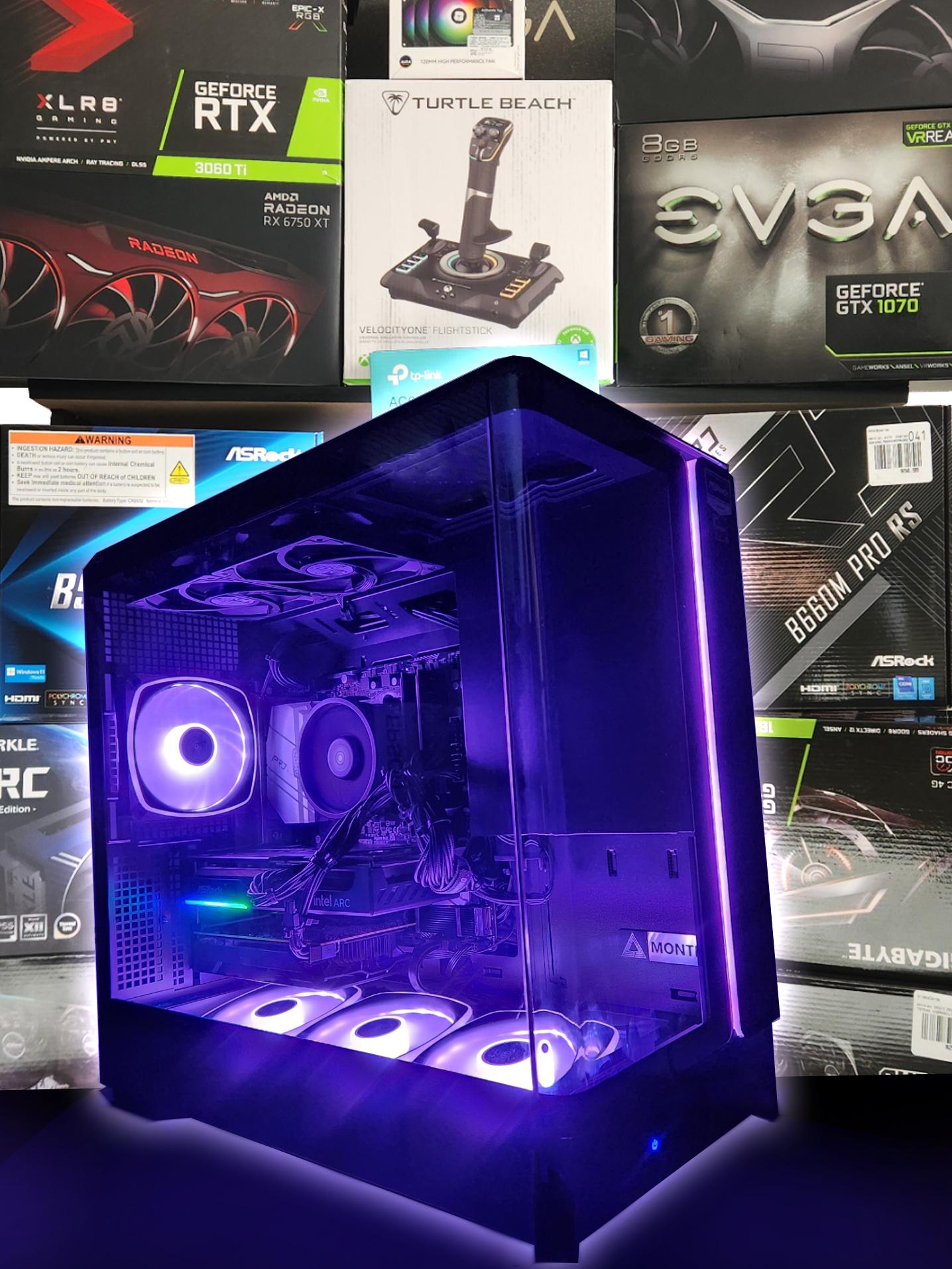 Ryzen 5 3600, Intel Asrock Challenger b570, 32Gb ram, 1Tb nvme ssd