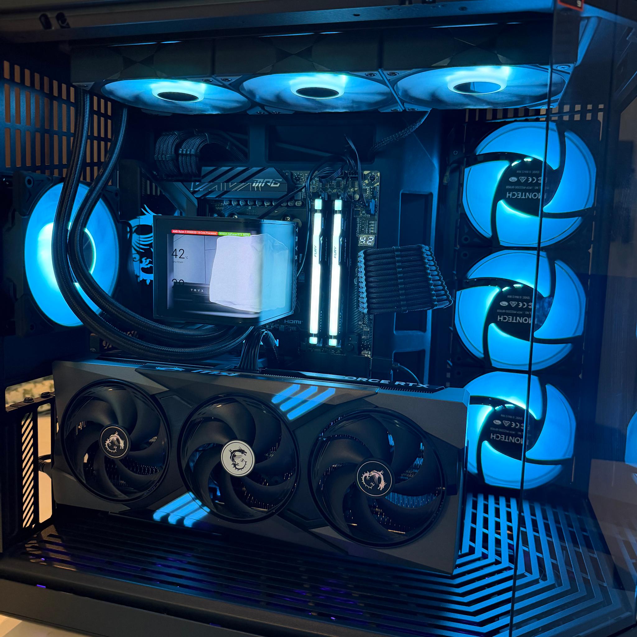 High End Gaming PC | RTX 5070 | RYZEN 9 9950X3D | 32GB DDR5 | 2TB SSD | WIFI & BT | WINDOWS 11