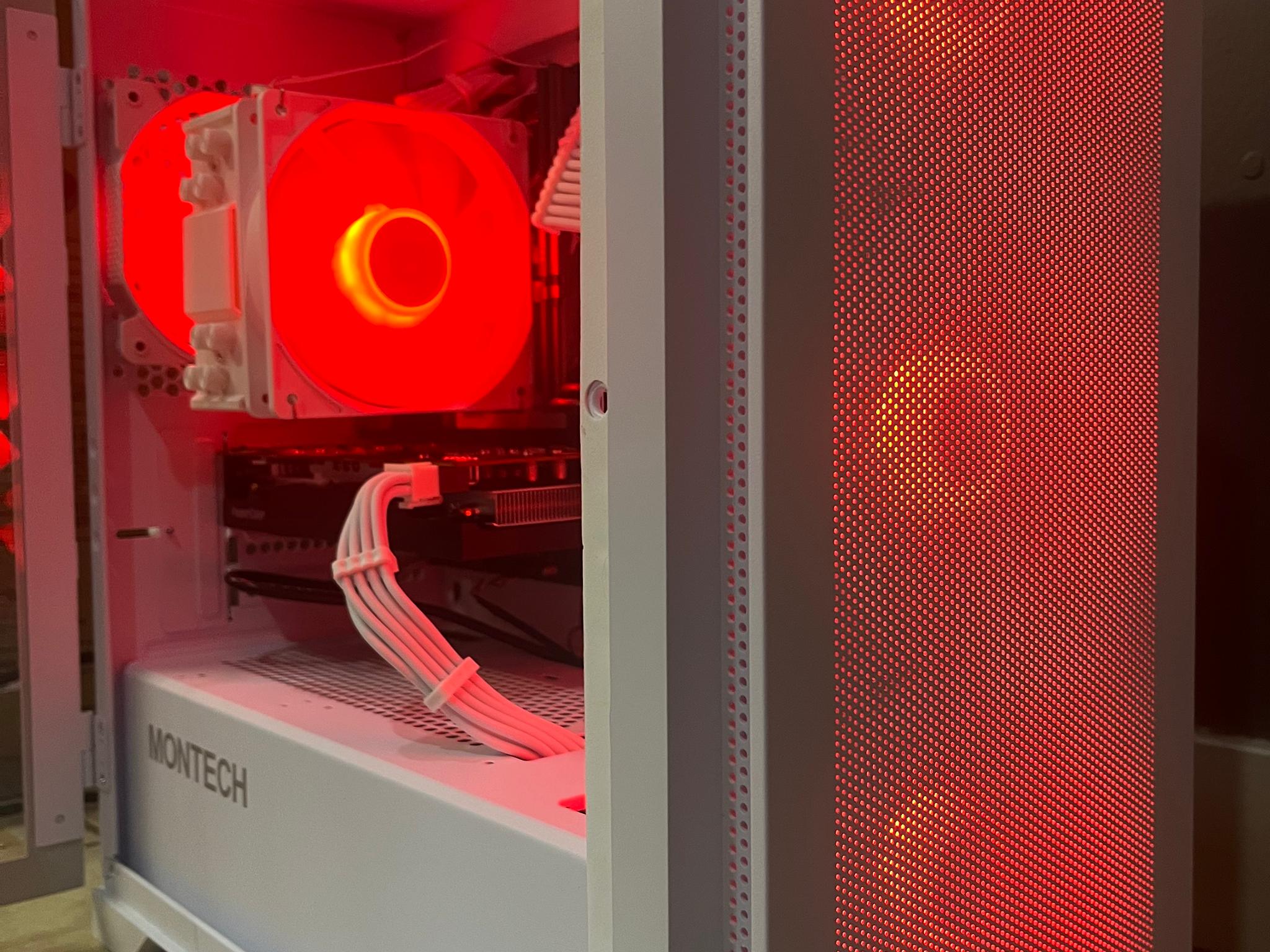 ALL WHITE 1080p Streaming/Gaming PC|RX 6600,Ryzen 5 3600, 512GB SSD