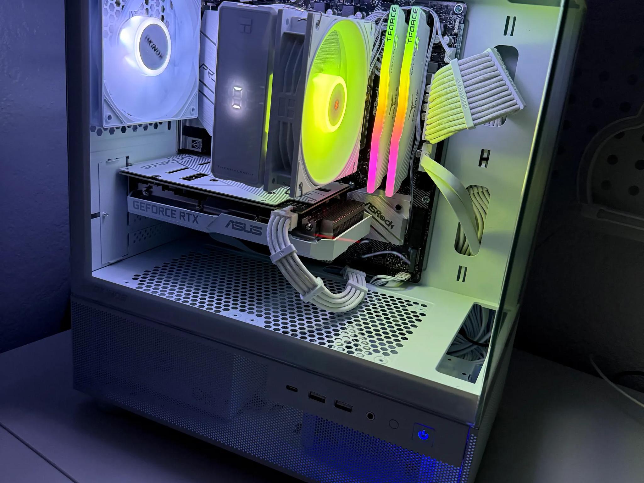 ⚡️ All-White Custom Gaming PC – RTX 3060 + Ryzen 5 5500 | Benchmark-Tested | 1080p & 1440p Ready ⚡️