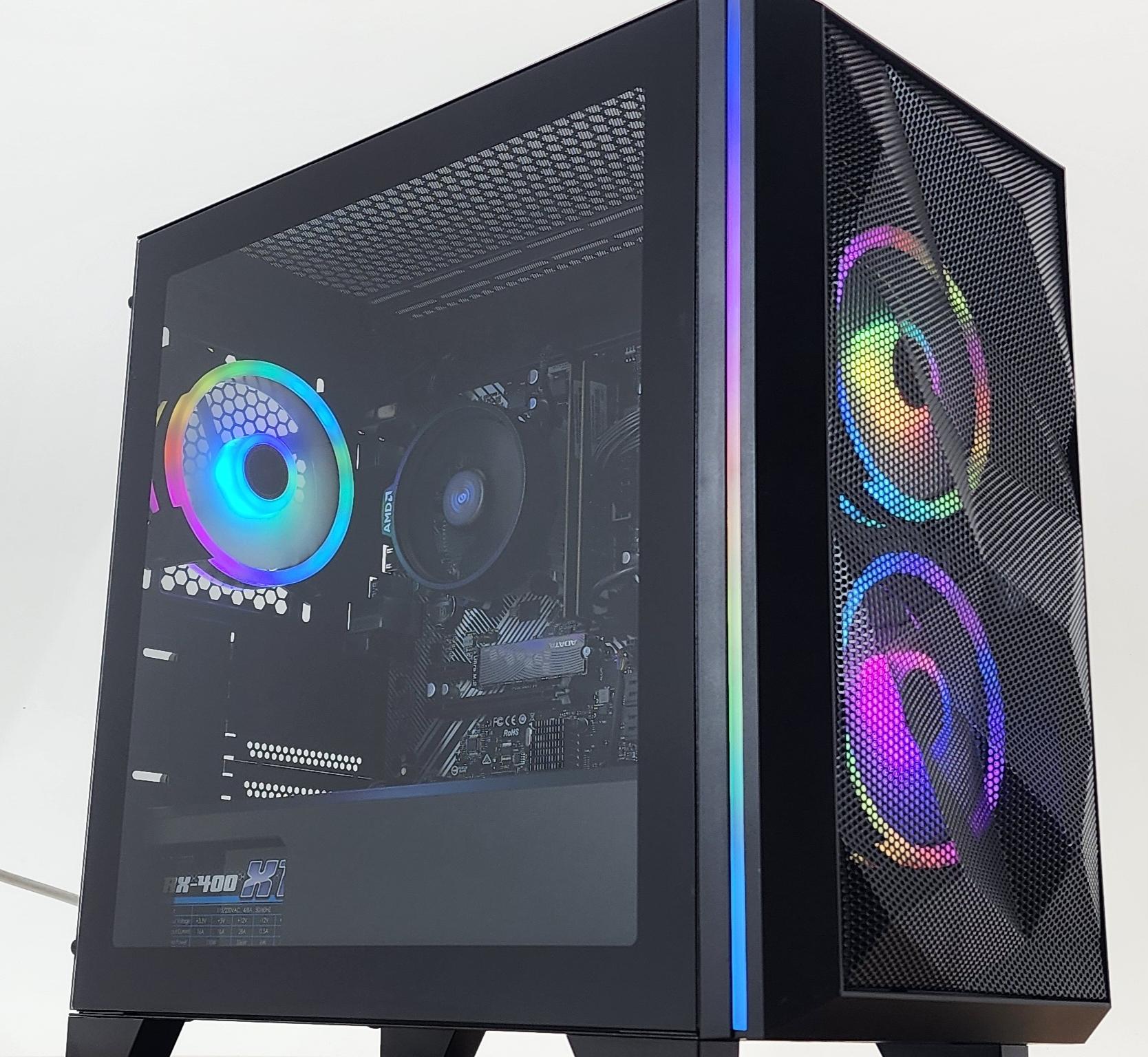 Gaming PC Ryzen 5 5600G 16GB RAM 500GB SSD   Windows 11 Computer