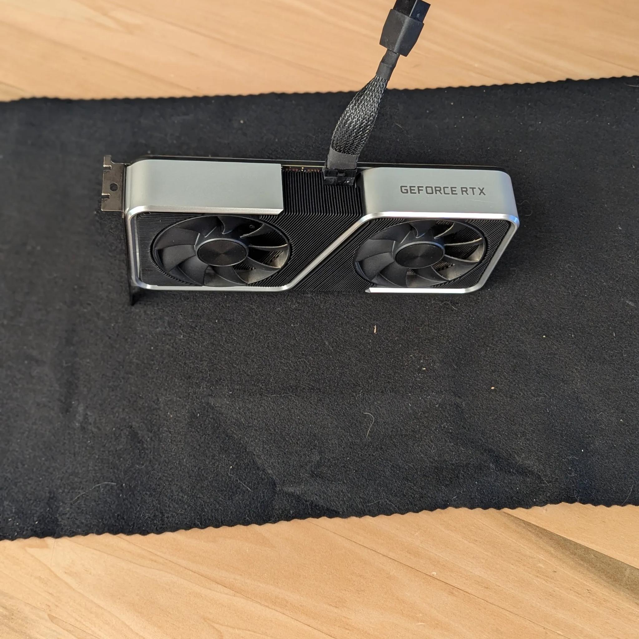 🖤 NVIDIA RTX 3060 Ti Founders Edition – Sleek, Efficient & Powerful | Adapter Included ⚡