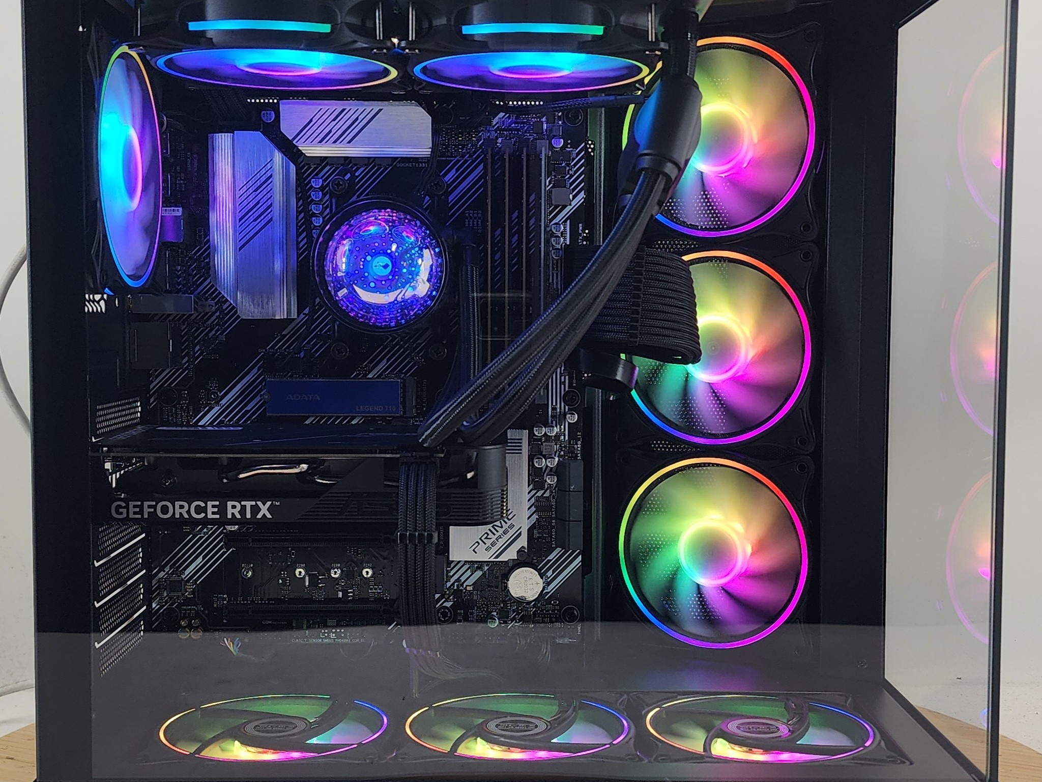 Gaming PC Ryzen 7 5800X 16GB RAM 1TB SSD RTX 4060 8GB Windows 11 Computer