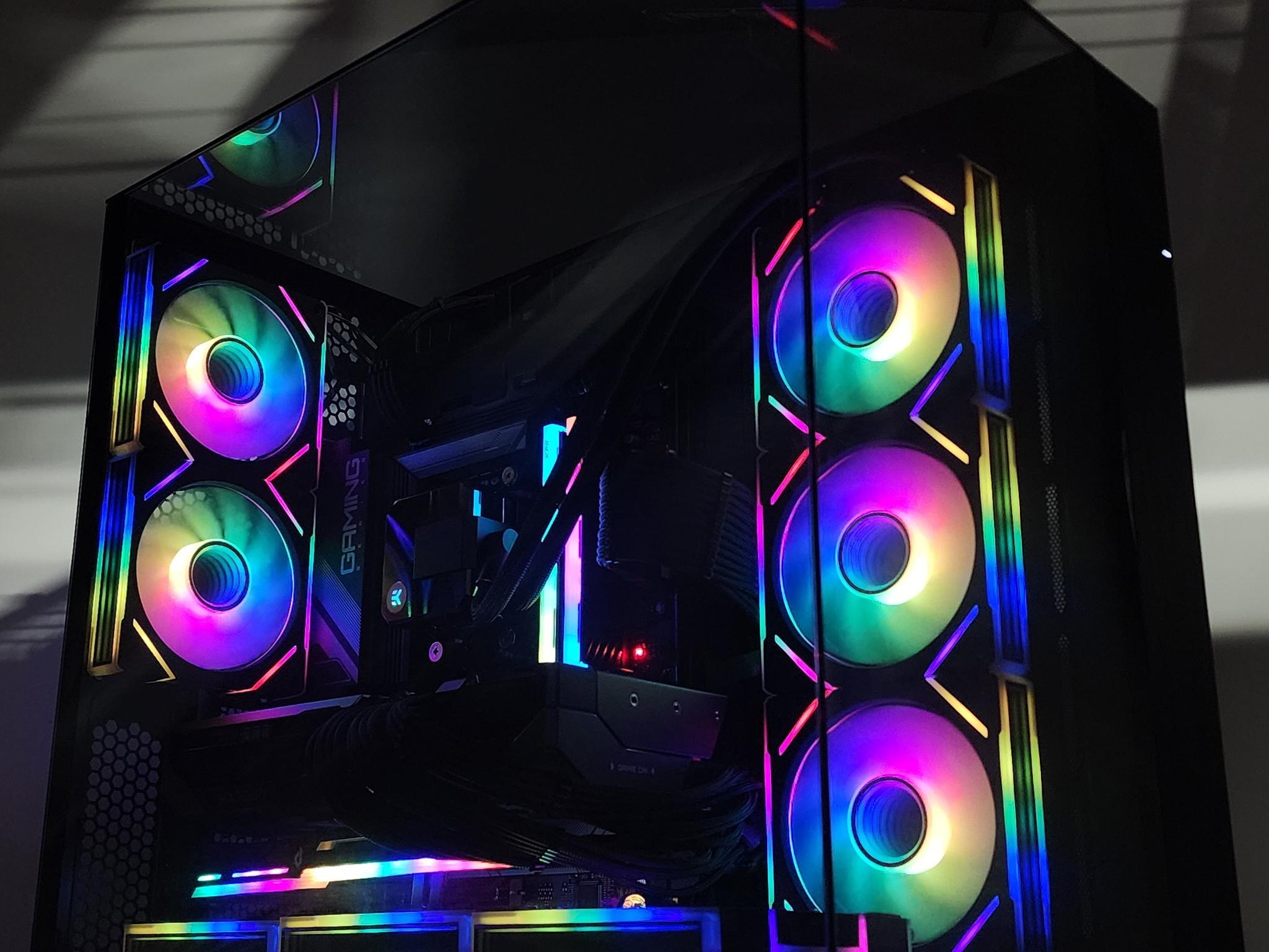 Gaming PC Ryzen 7 9700X 32GB RAM 2TB SSD RX 9070 XT 16GB Windows 11 Computer