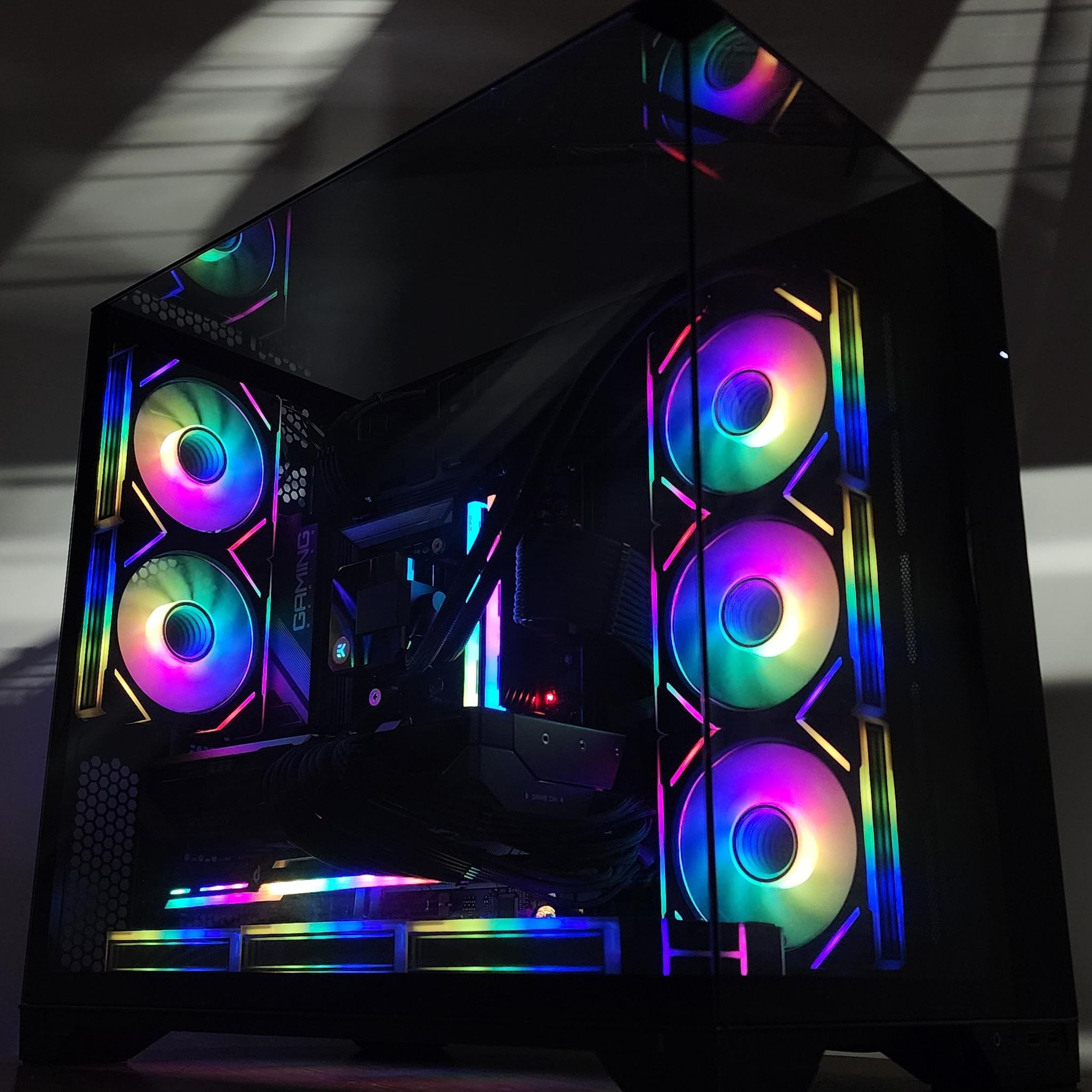 Gaming PC Ryzen 7 9700X 32GB RAM 2TB SSD RX 9070 XT 16GB Windows 11 Computer