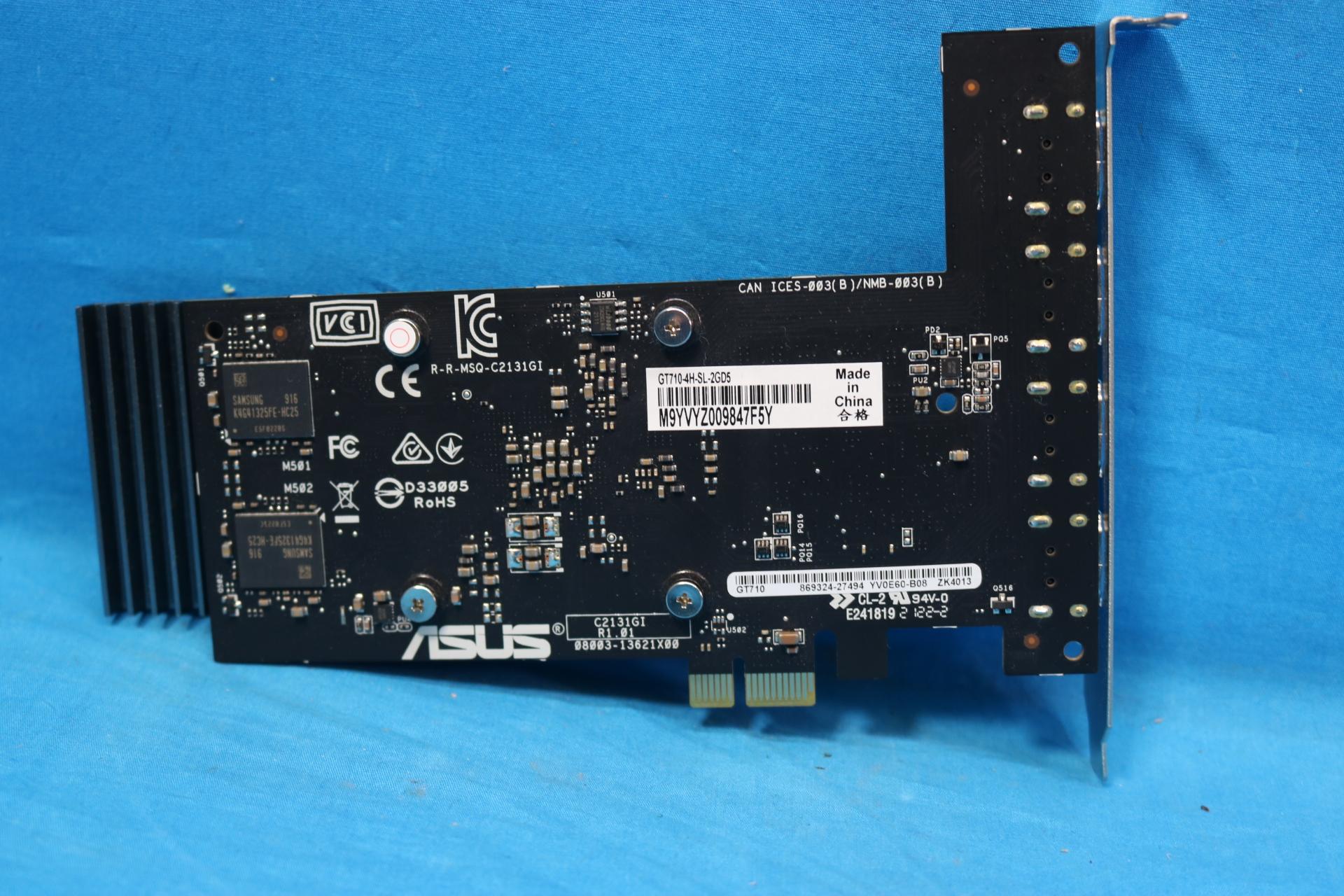 ASUS GeForce GT 710 2GB GDDR5 4x HDMI Fanless PCIe 3.0 x1 Desktop GPU - 4219873007