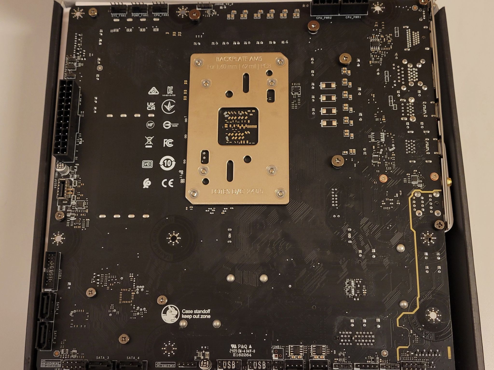 MSI B650M Project Zero mATX Motherboard, AM5 Socket, Back Connect