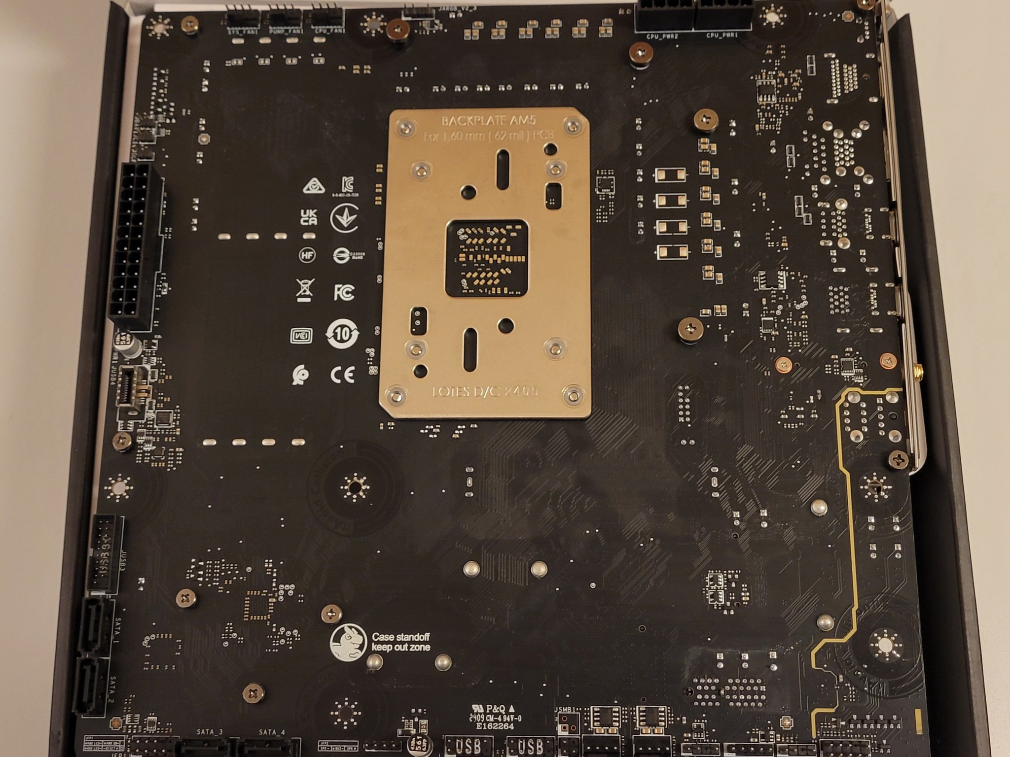 MSI B650M Project Zero mATX Motherboard, AM5 Socket, Back Connect