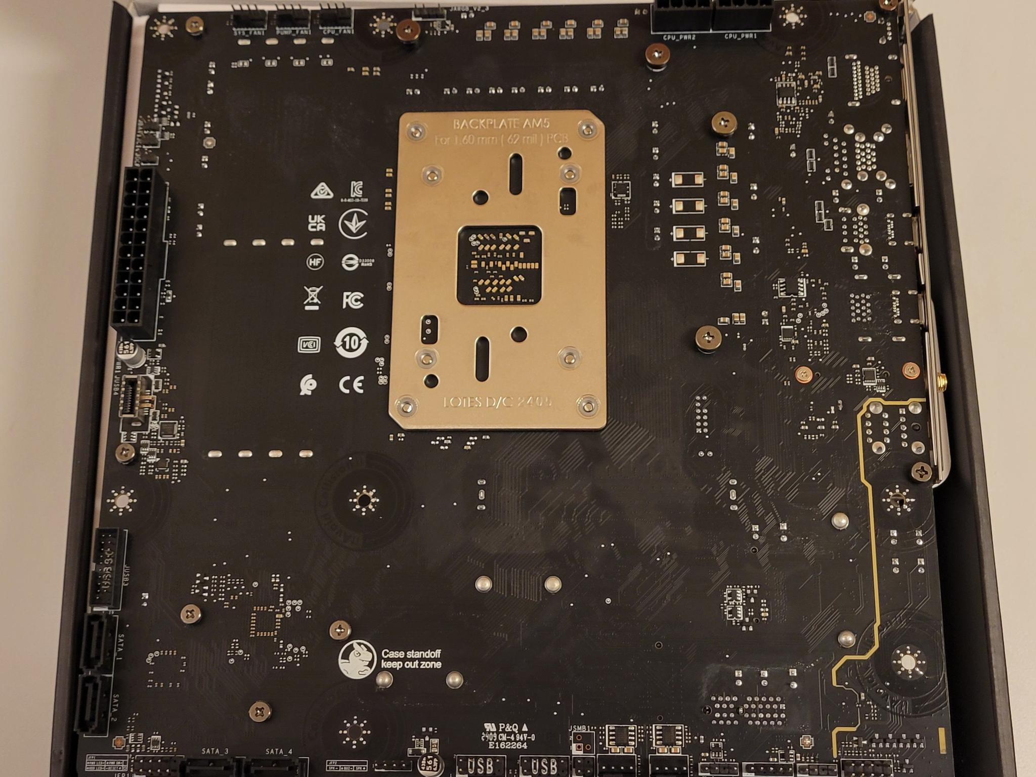 MSI B650M Project Zero mATX Motherboard, AM5 Socket, Back Connect