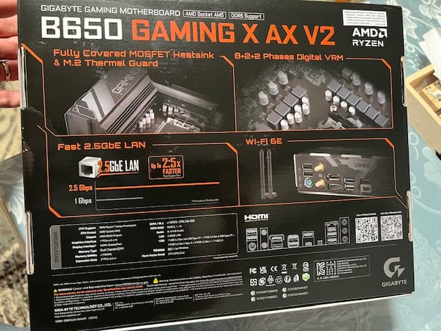 Gigabyte B650 Gaming X AX V2 AMD AM5 ATX Motherboard