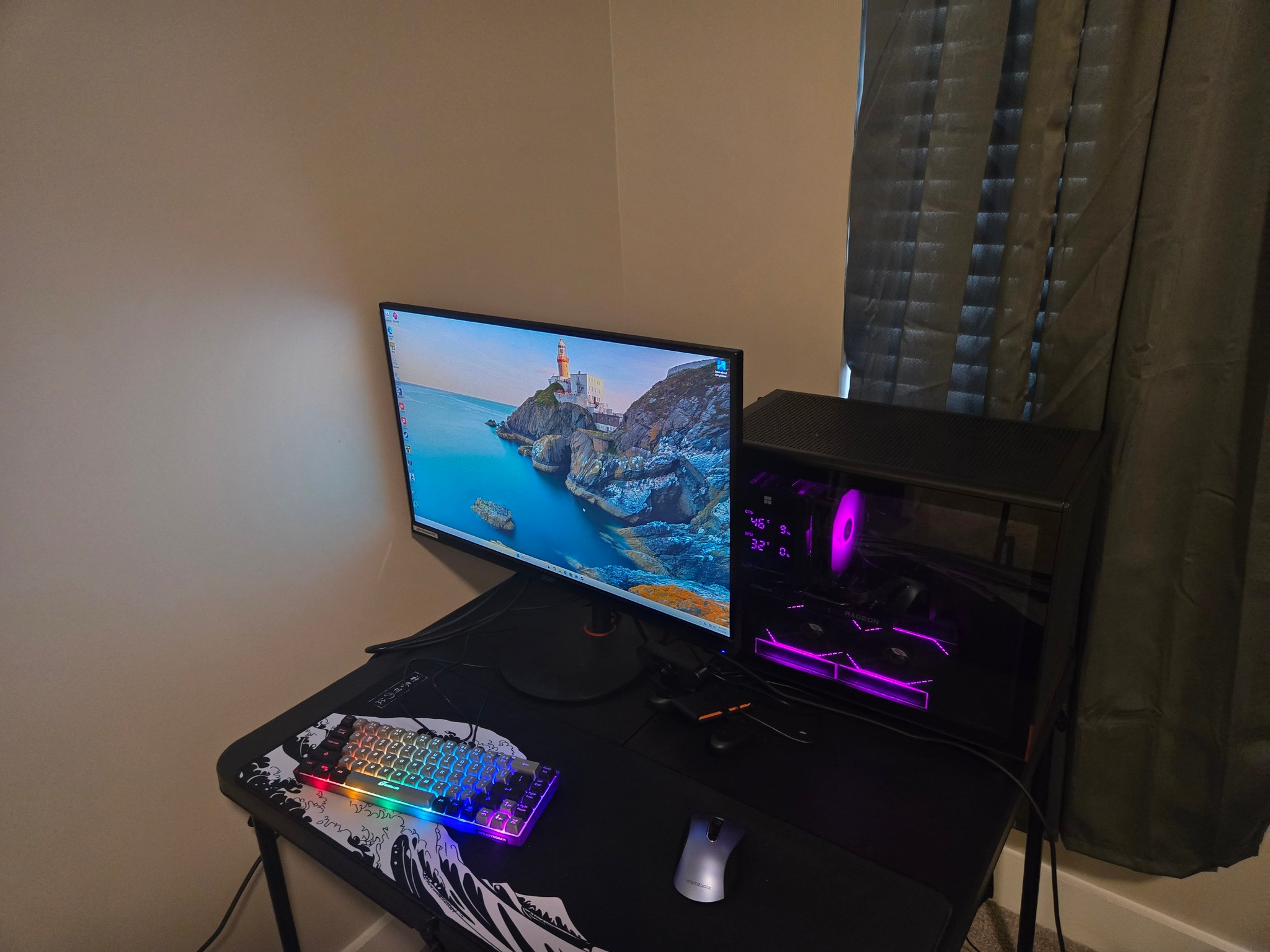 Radeon RX 9060 XT 16GB Custom Gaming PC - Ryzen 7 9800X3D, 2TB NVMe SSD