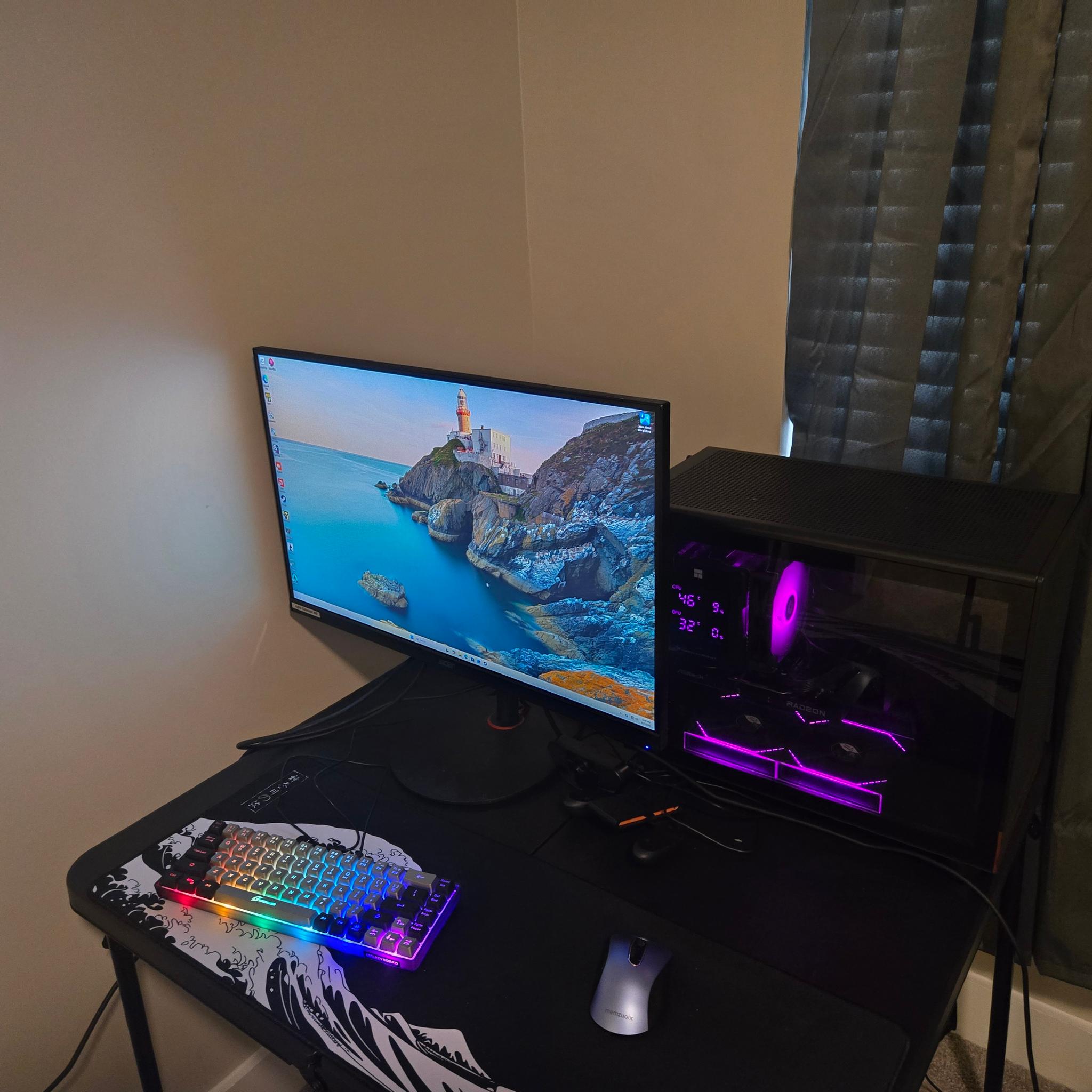 Radeon RX 9060 XT 16GB Custom Gaming PC - Ryzen 7 9800X3D, 2TB NVMe SSD