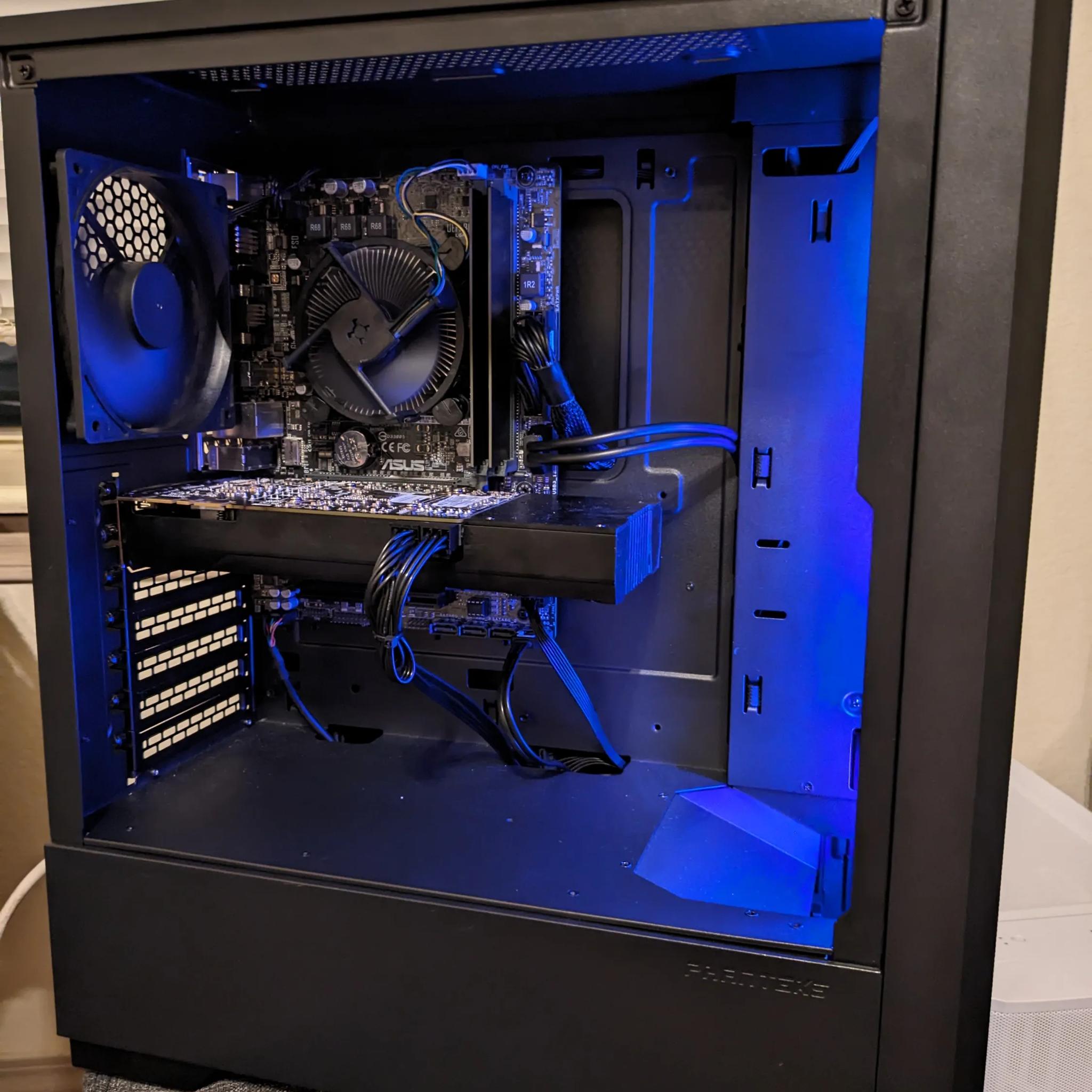 FREE SHIP|| "Heart of Darkness"||i5-7500,16GB RAM,GTX 970 4GB, 480GB SSD, Win11, RGB, New PSU