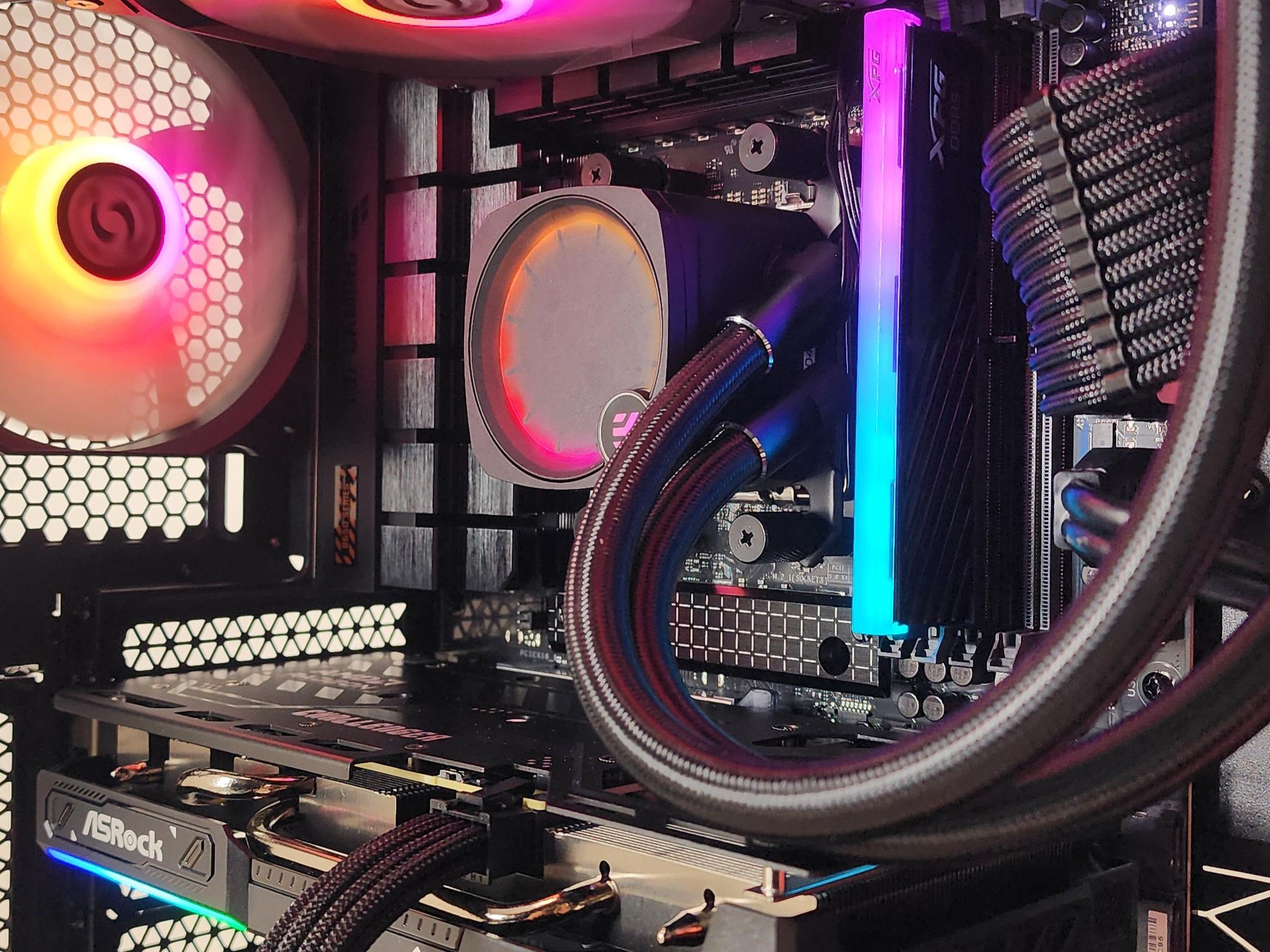 Gaming PC Ryzen 5 7600X 16GB RAM 1TB SSD RX 9060 XT 16GB Windows 11 Computer