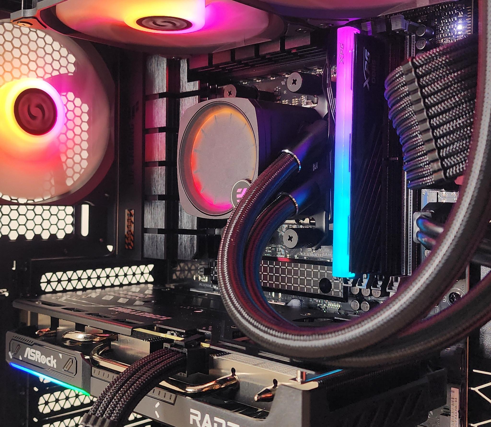 Gaming PC Ryzen 5 7600X 16GB RAM 1TB SSD RX 9060 XT 16GB Windows 11 Computer