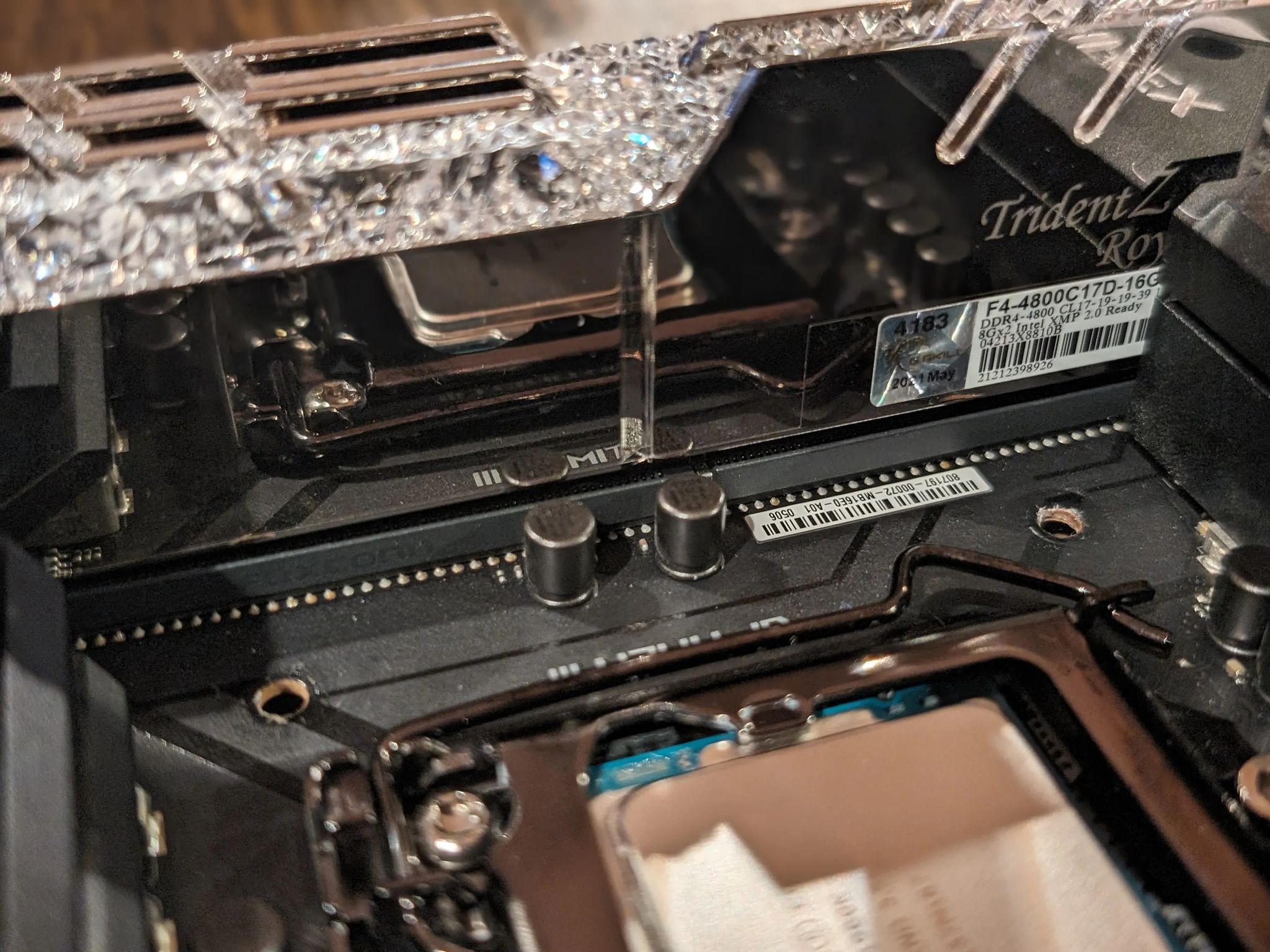 Motherboard/CPU/Memory Combo: ASUS MAXIMUS XIII APEX w/Intel 11900k CPU/G.Skill 4800mhz DDR416gb