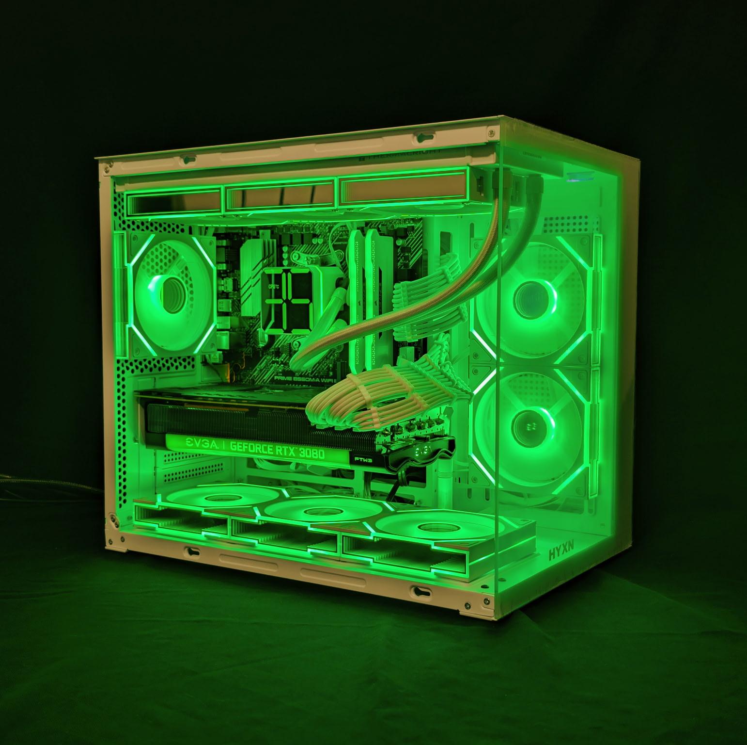 White Gaming PC | RTX 3080, R7 5800X, 32GB RAM, 1TB SSD