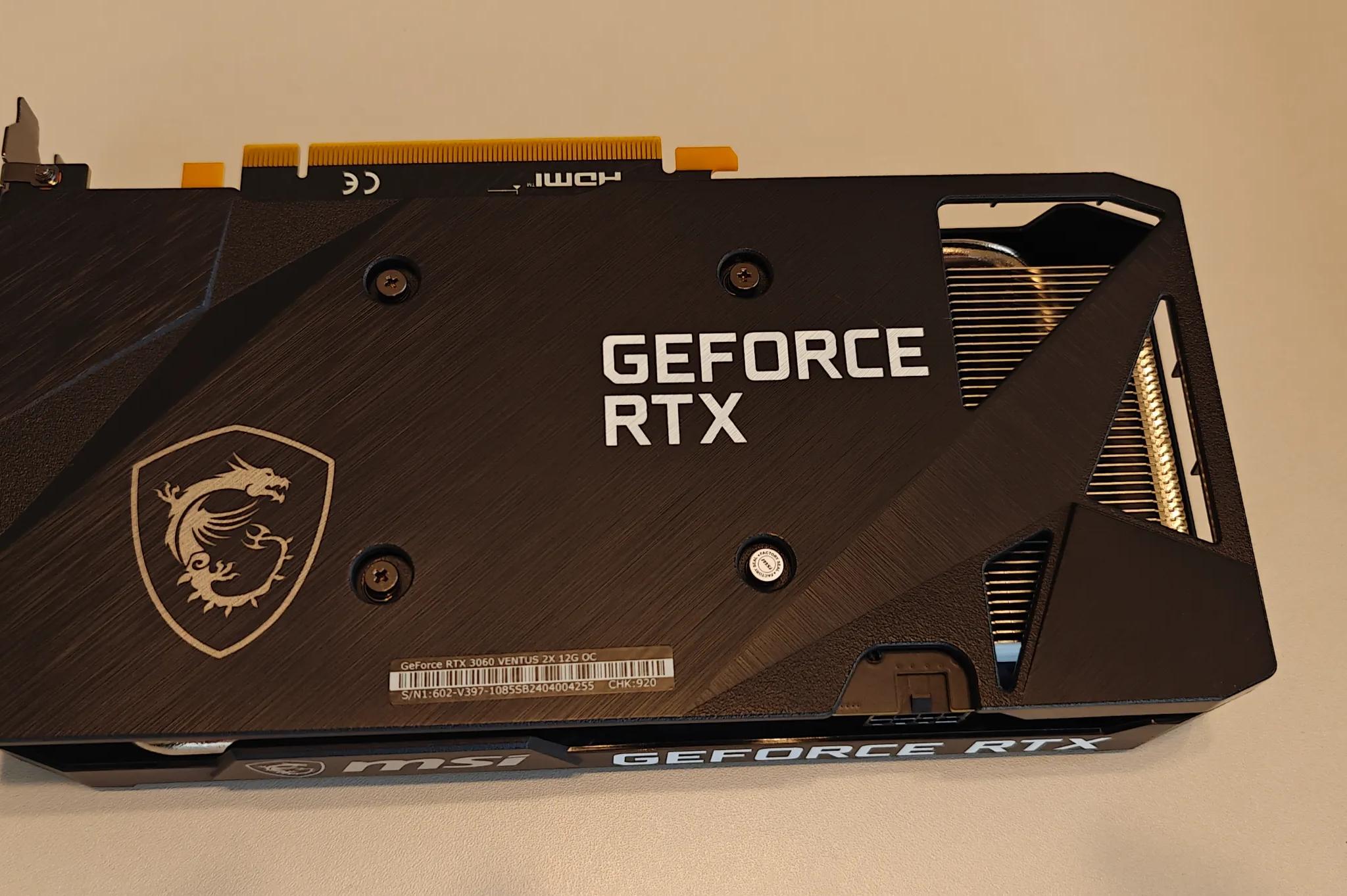 MSI Ventus GeForce RTX 3060 12GB GDDR6