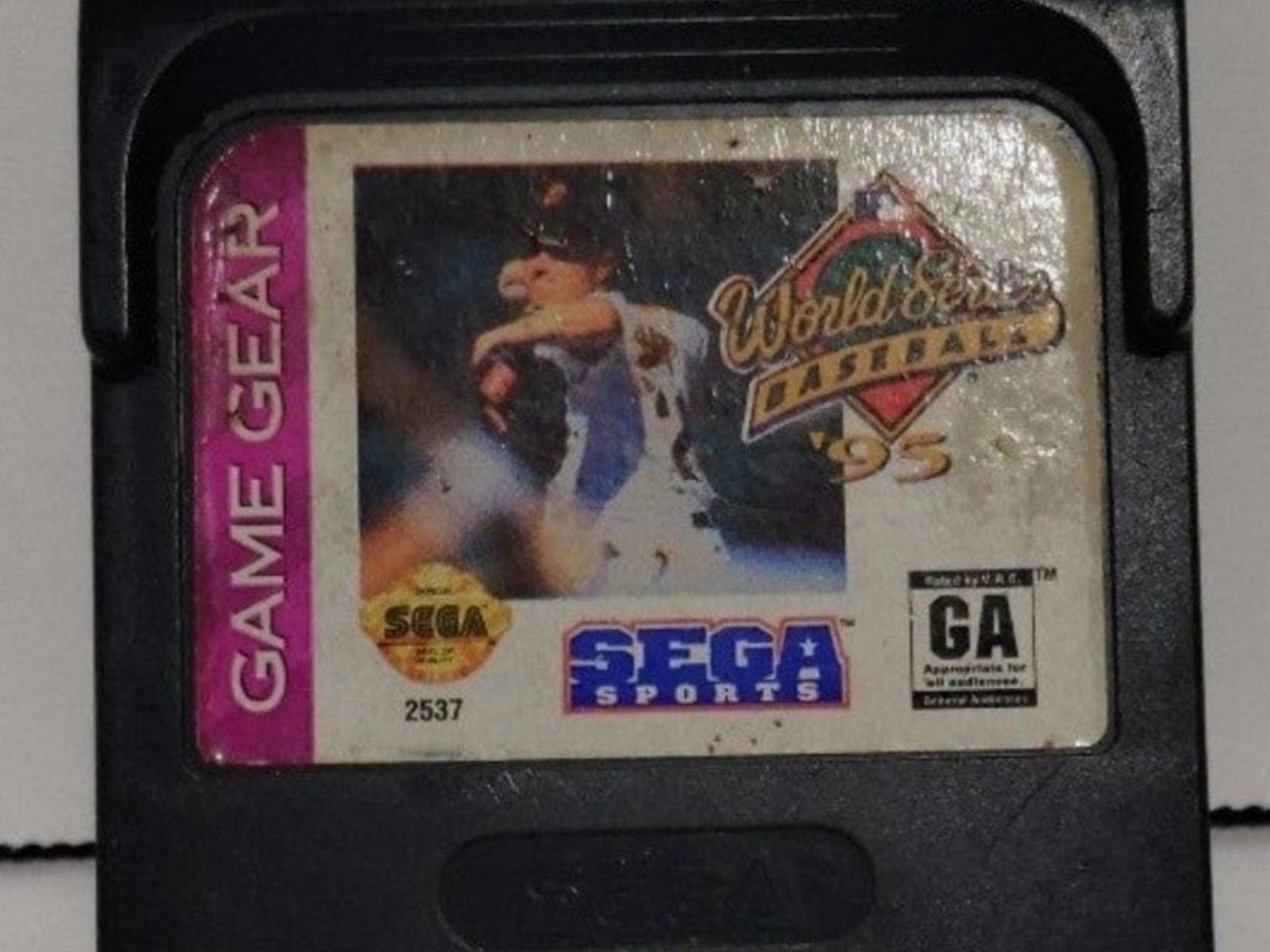 VTG World Series Baseball 95 Sega Game Gear Videogame Gaming Gamer Collectible