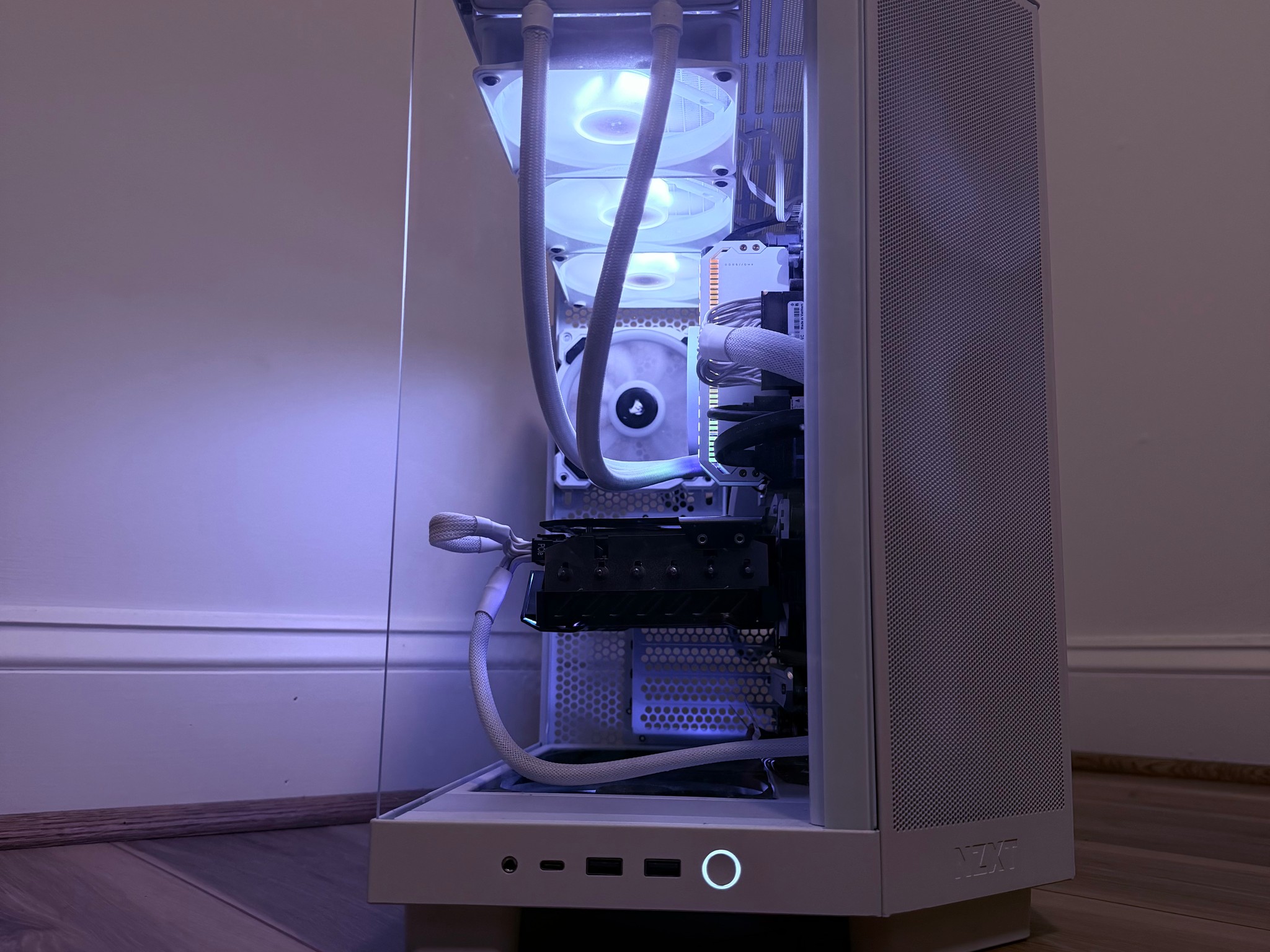 ⚪️☁️"White Dominator"☁️⚪️| 1440p/4k Gaming | RTX 3080 Ti | i9 12900k | 64gb DDR5 | 2tb SSD