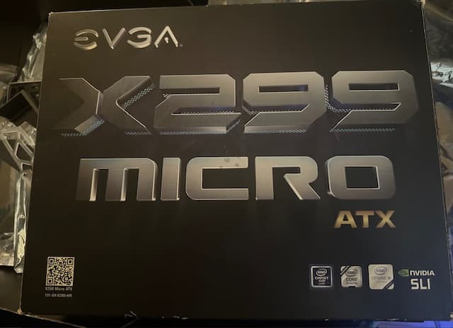 EVGA X299 MicroATX MOBO Bundle with I9-10900K Installed