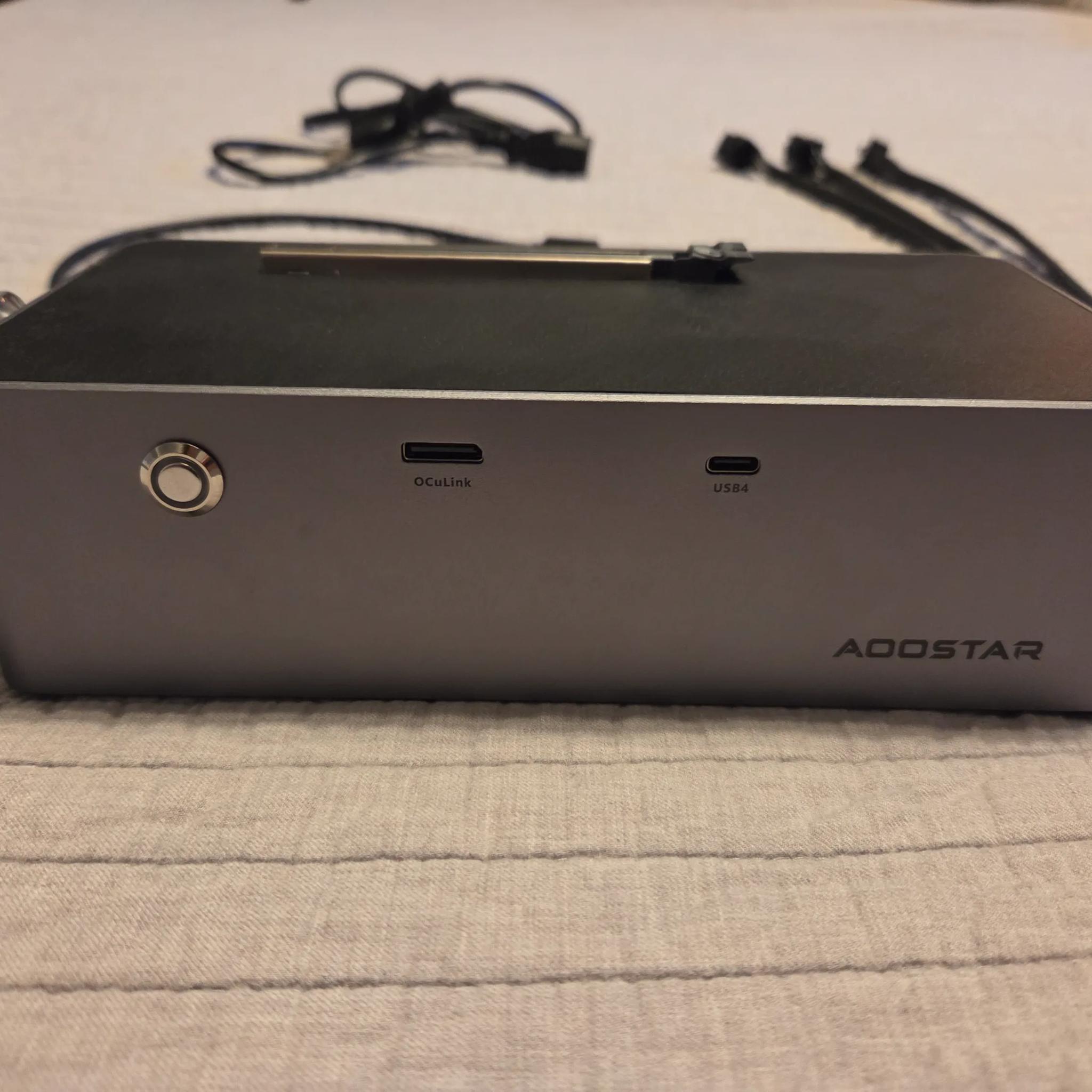 AOOSTAR EGPU AG02 500w | Silver & Black | Used Like New