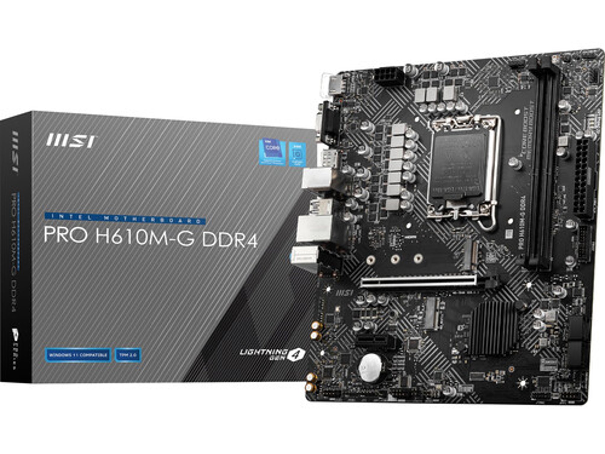 New MSI PRO H610M-G DDR4 Micro-ATX LGA 1700 Motherboard