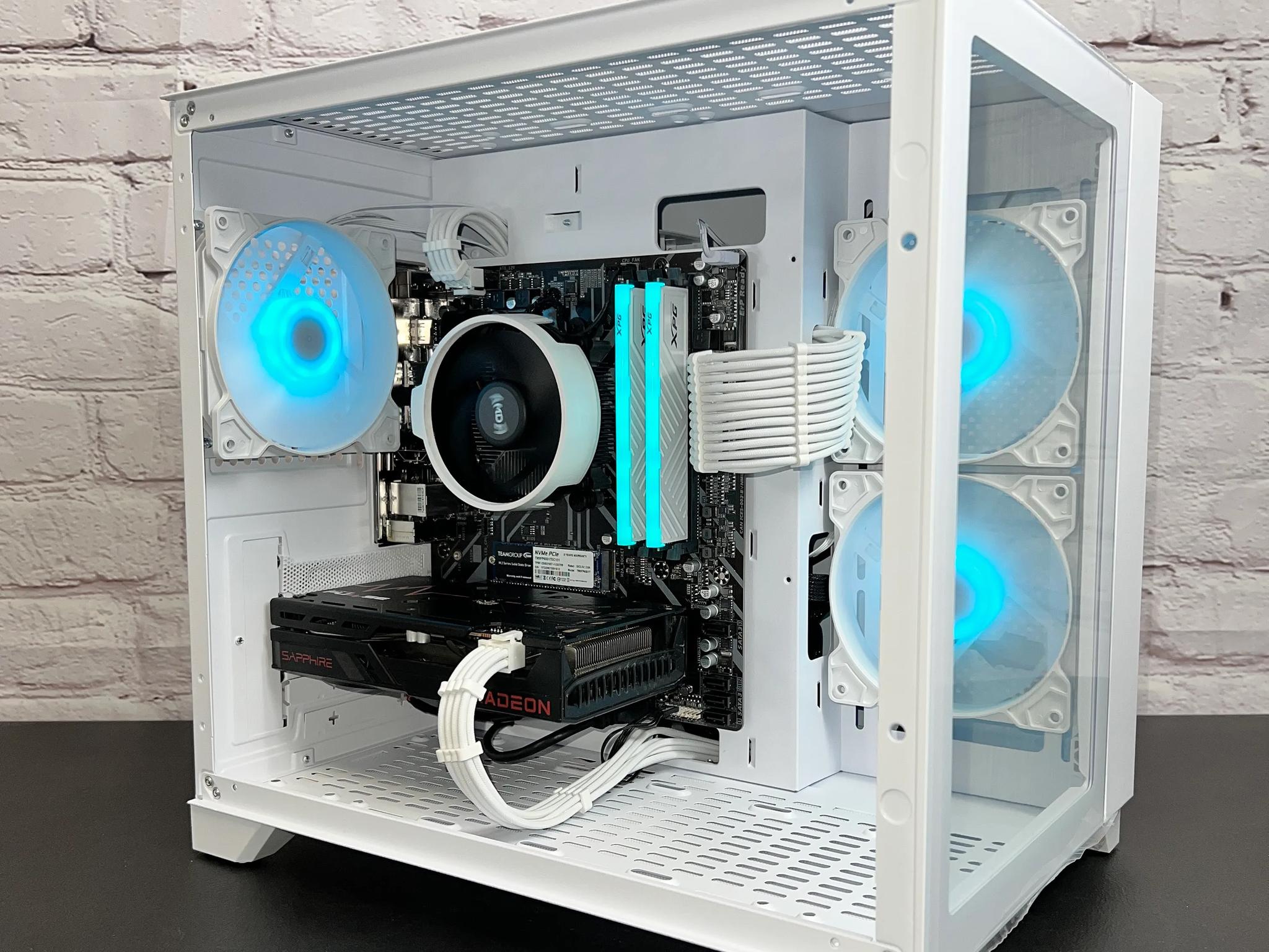 Ryzen 5 3600 RX 6600 16GB RAM 1TB M.2 Wifi 5 Bluetooth Window 10 Gaming PC