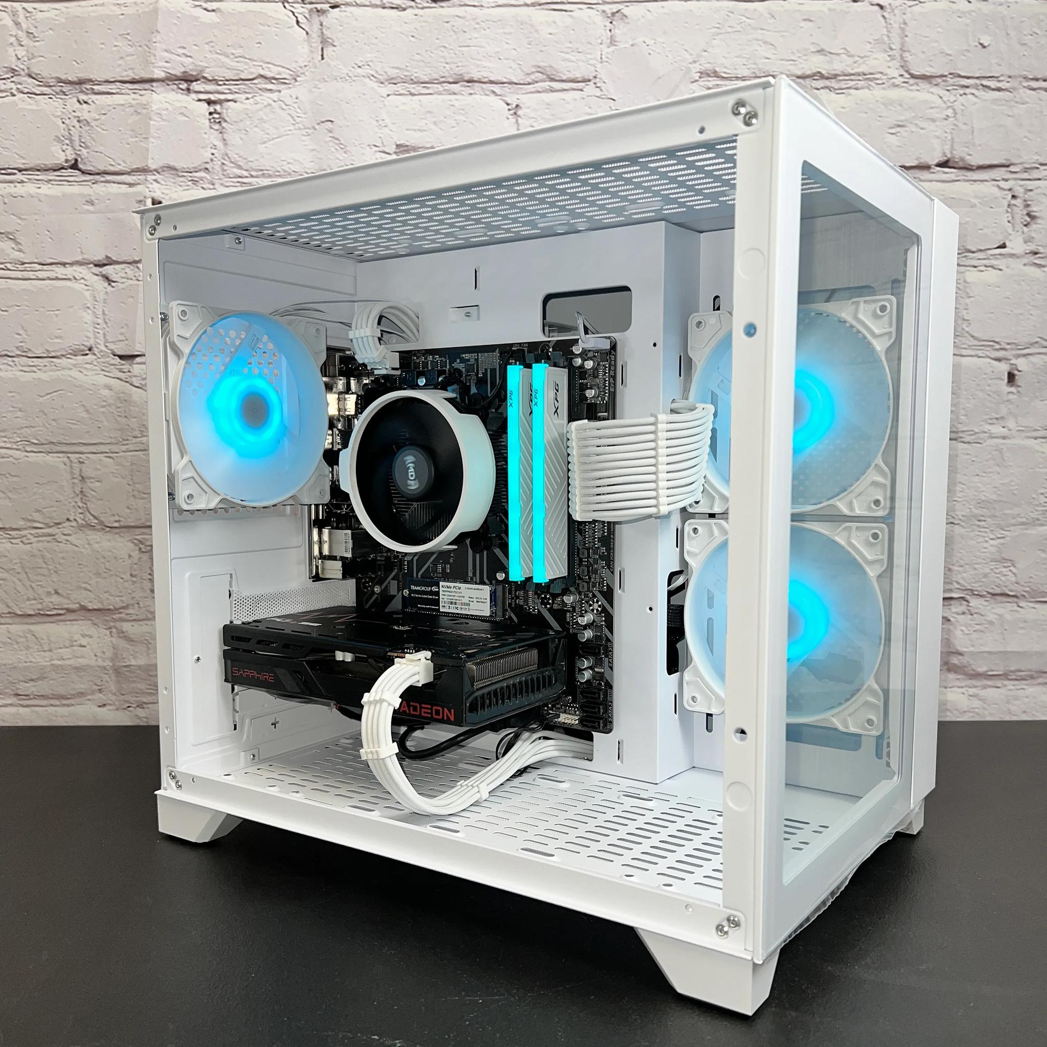 Ryzen 5 3600 RX 6600 16GB RAM 1TB M.2 Wifi 5 Bluetooth Window 10 Gaming PC