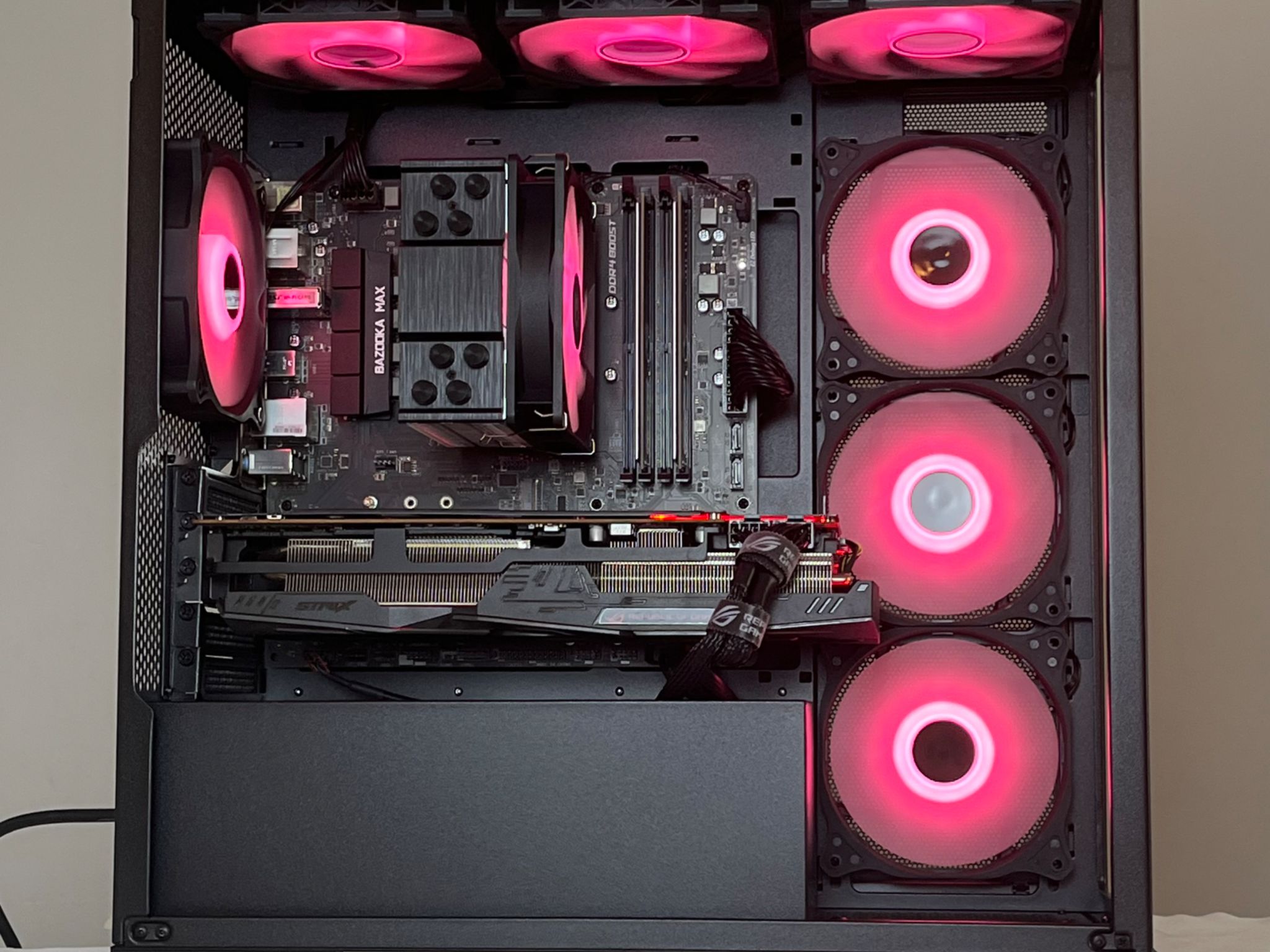 🔴RED🔴/⚫️BLACK⚫️ CLEAN PURE PERFORMANCE💸 GAMING PC!