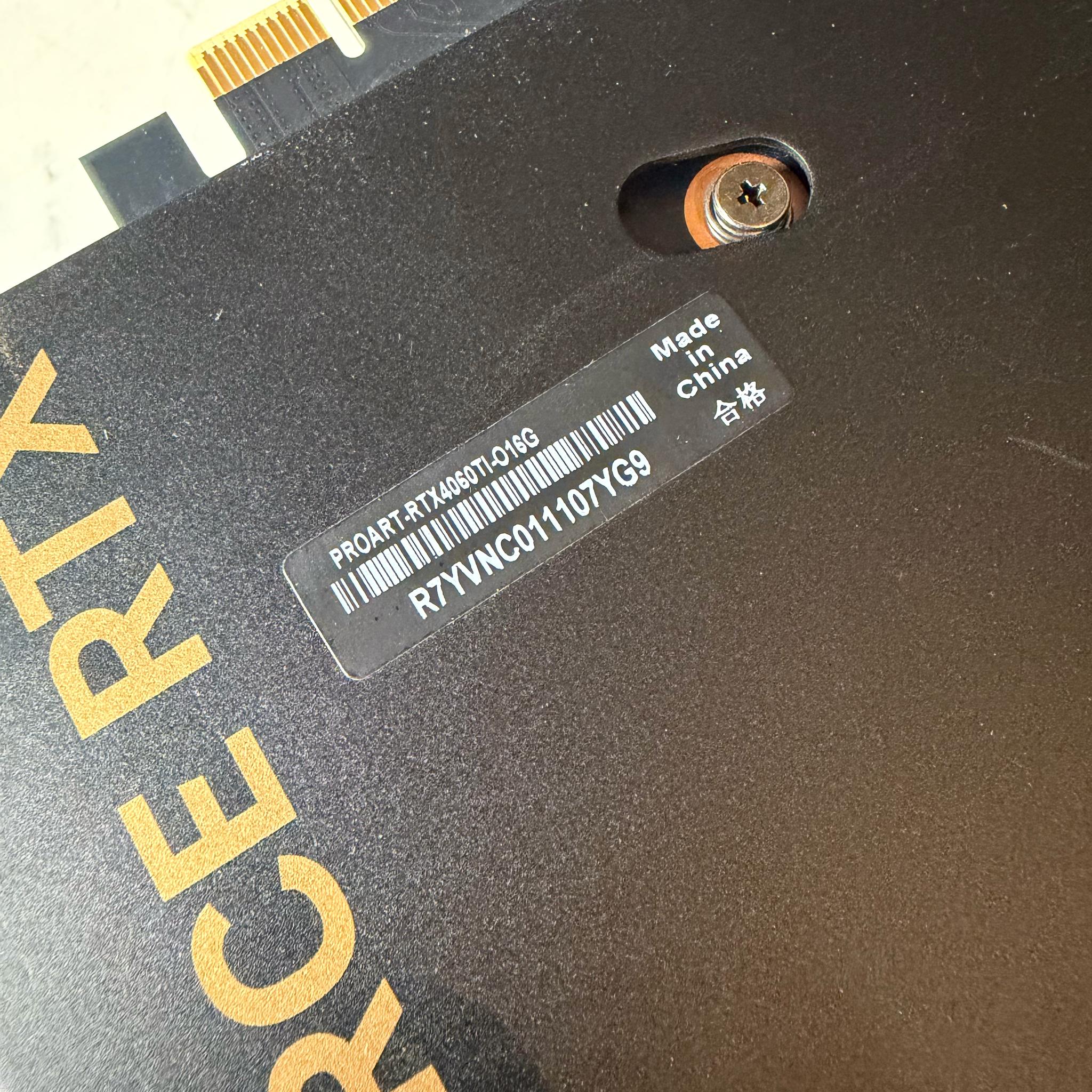 ASUS ProArt GeForce RTX 4060 Ti Advanced Edition 16GB GDDR6