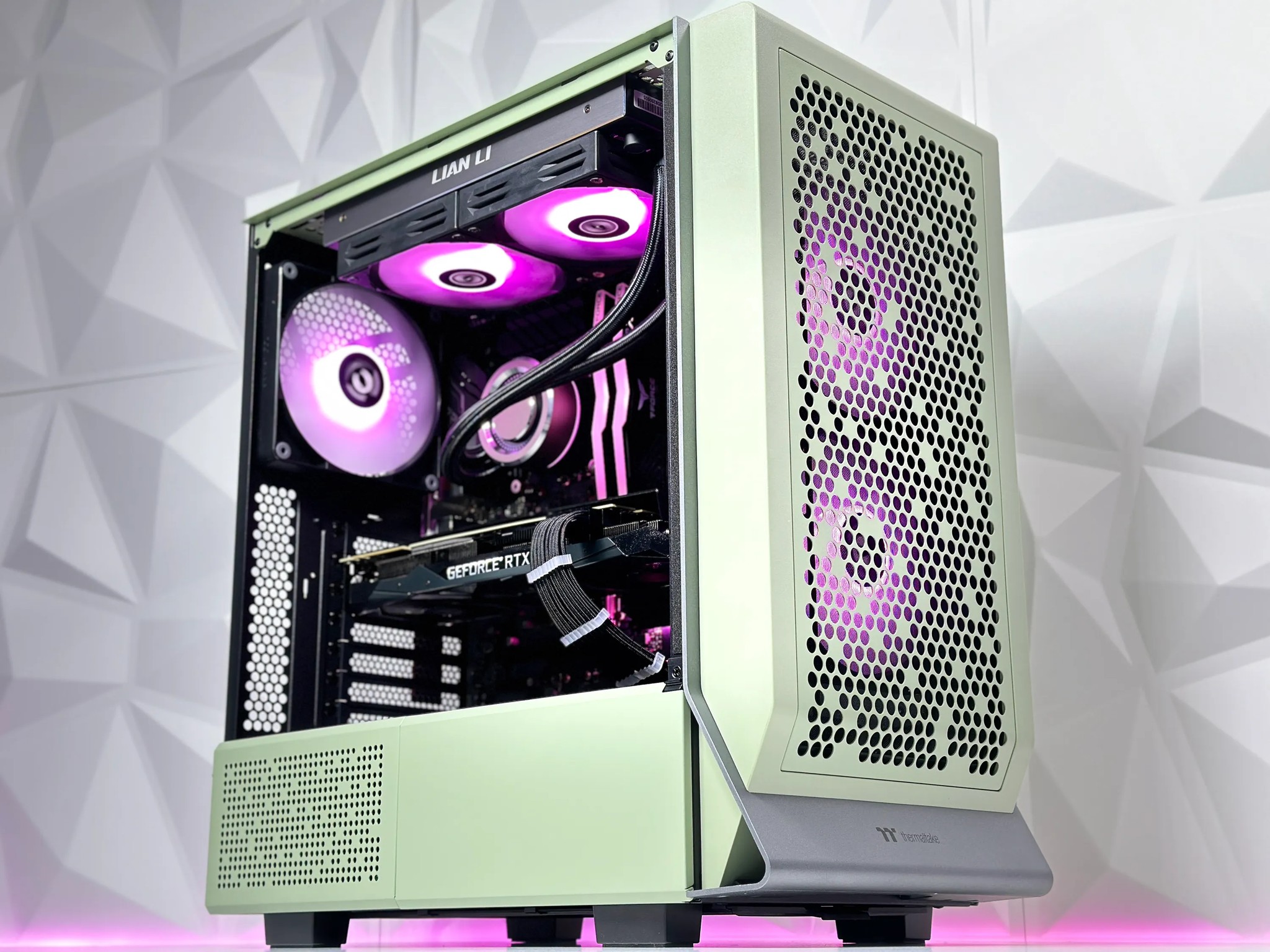 🍵💚🍃Matcha🍃Liquid Cooled Gaming PC🍃Nvidia RTX 2080 Ti 11GB🍃Intel  12600KF 10 core 🍃32GB DDR4🍃