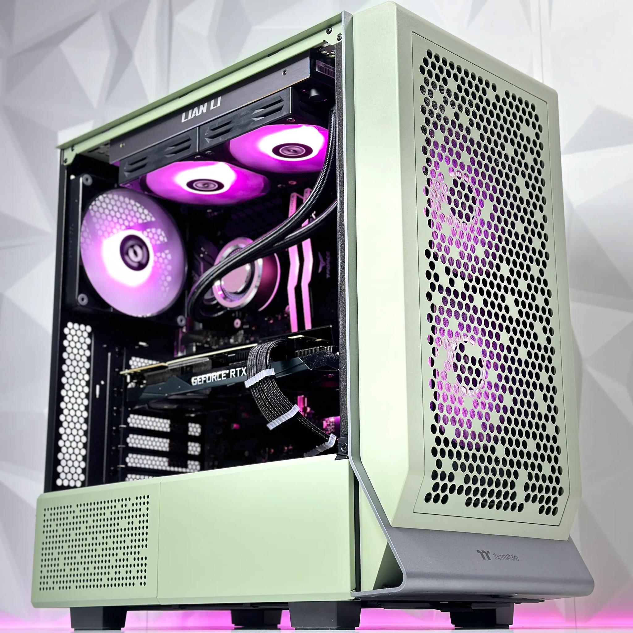 🍵💚🍃Matcha🍃Liquid Cooled Gaming PC🍃Nvidia RTX 2080 Ti 11GB🍃Intel  12600KF 10 core 🍃32GB DDR4🍃